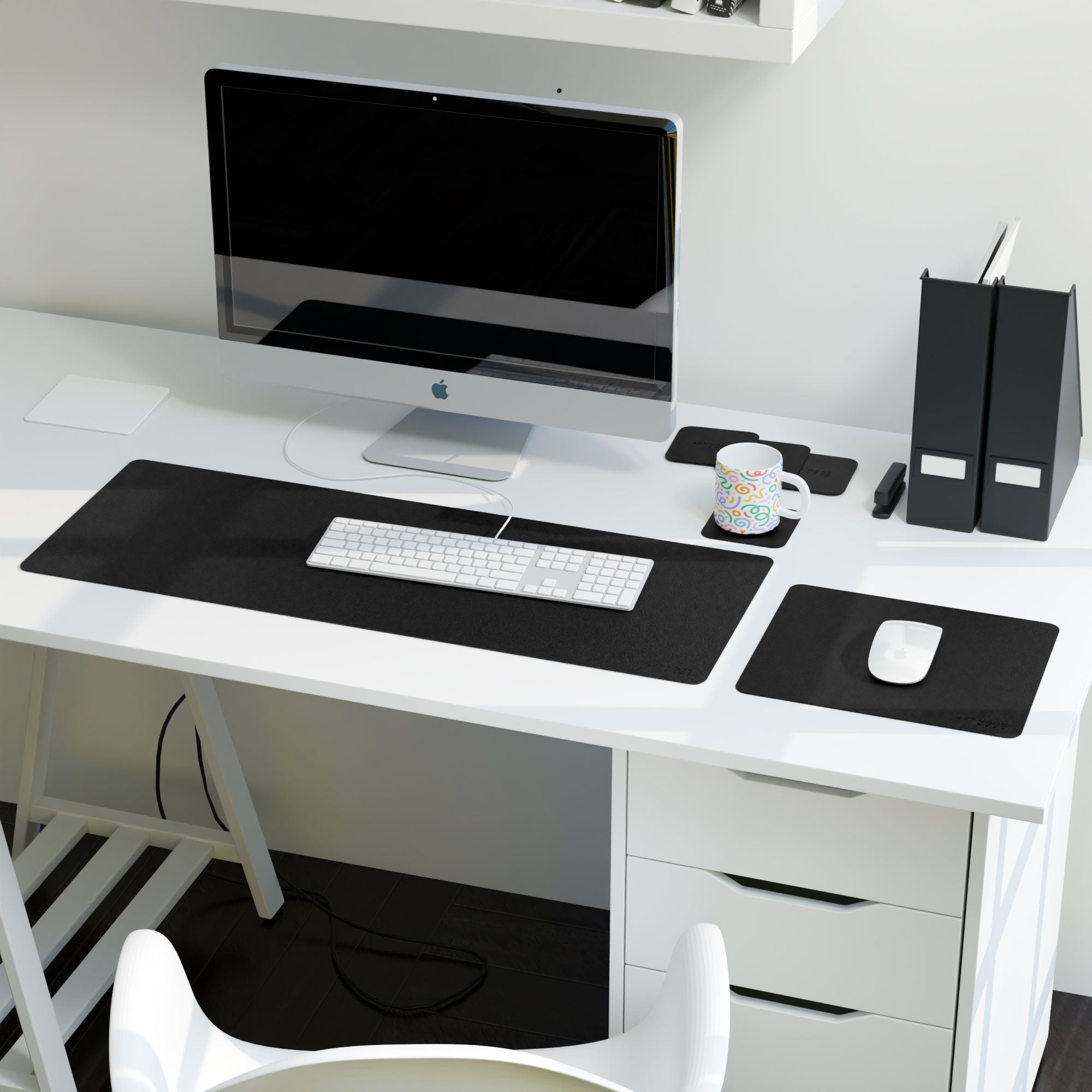 Leather Office Sets - Black 1