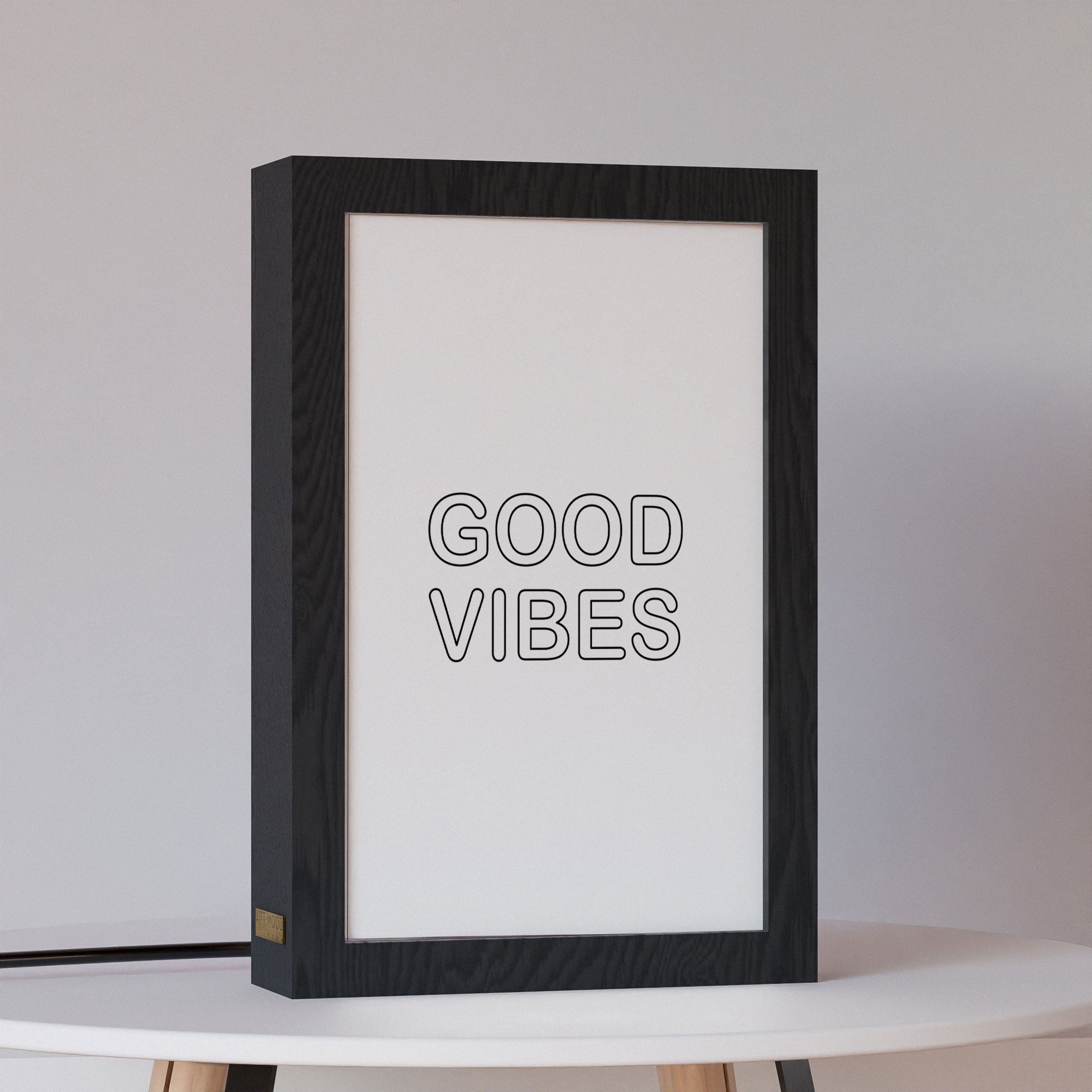2 in 1 Photo Lighting Frame - Good Vibes