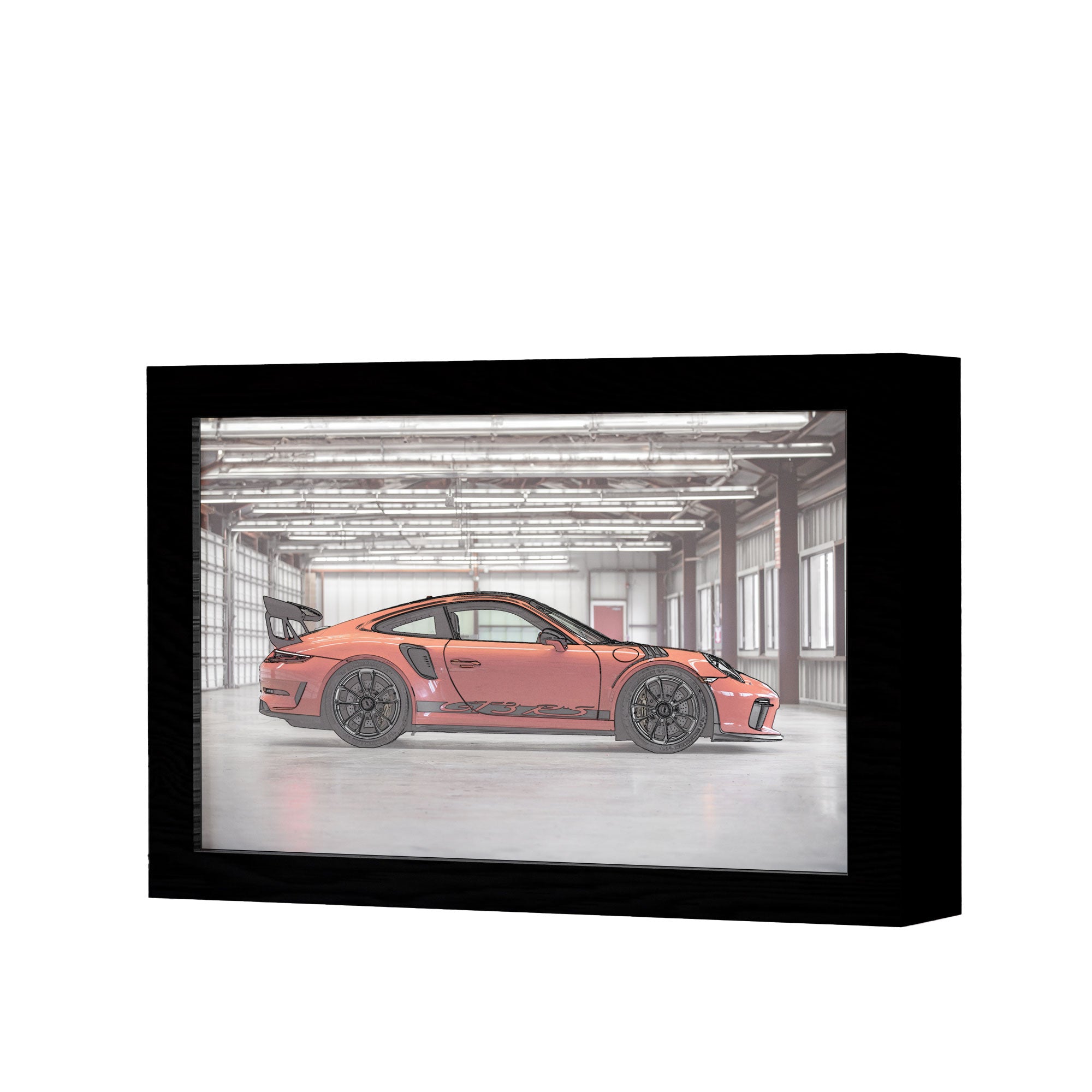 2 in 1 Photo Lighting Frame -  Porsche GT3
