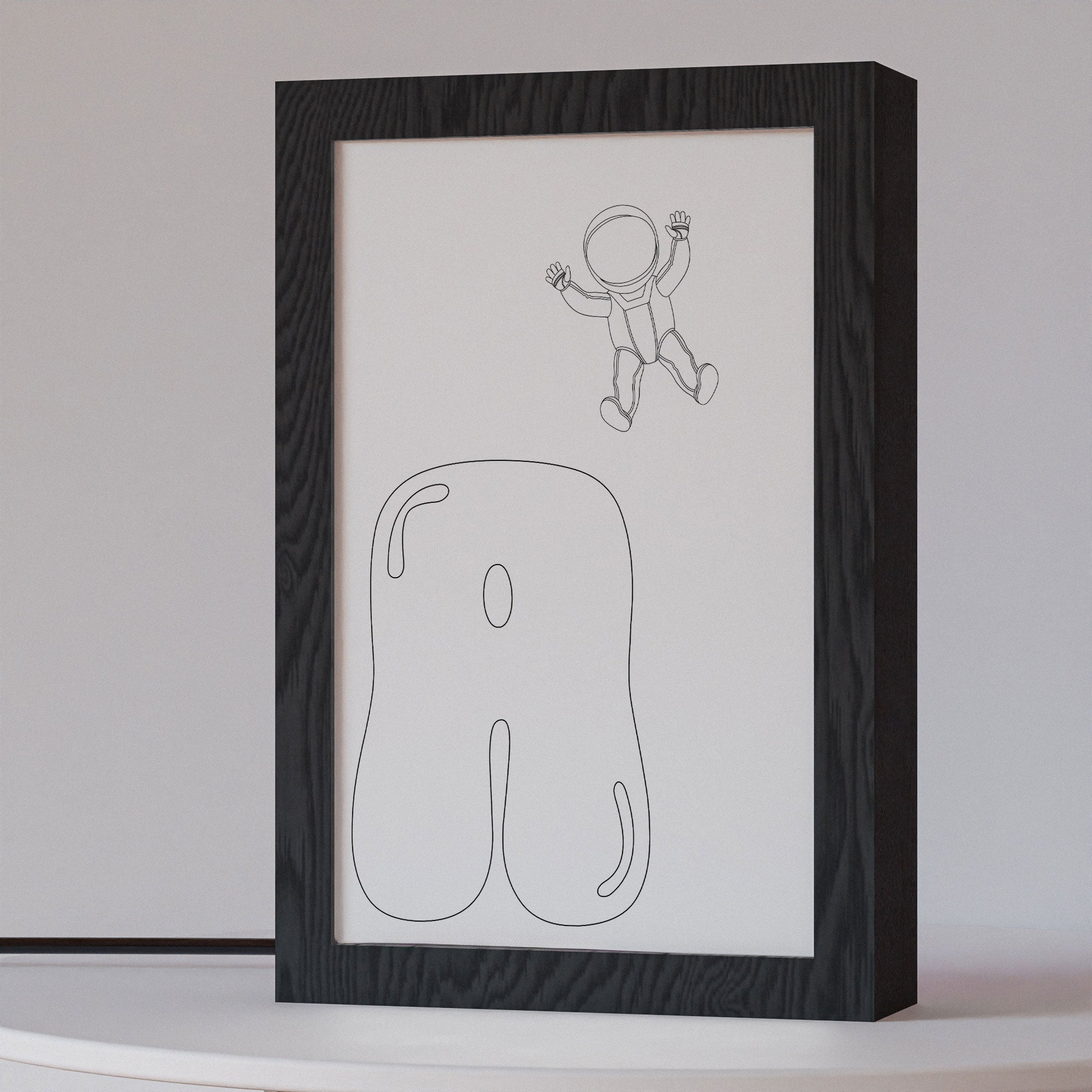 2 in 1 Photo Lighting Frame - Astro Letters