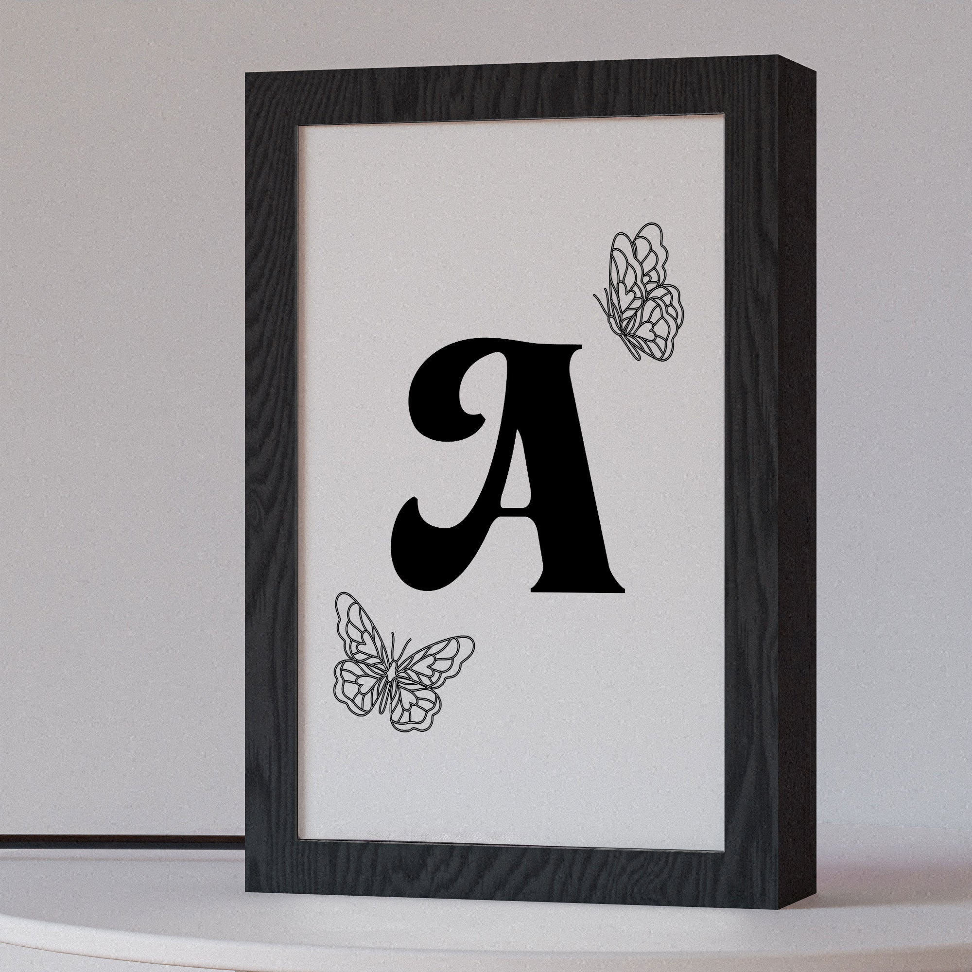 Cadre photo lumineux 2 en 1 – Lettres mignonnes