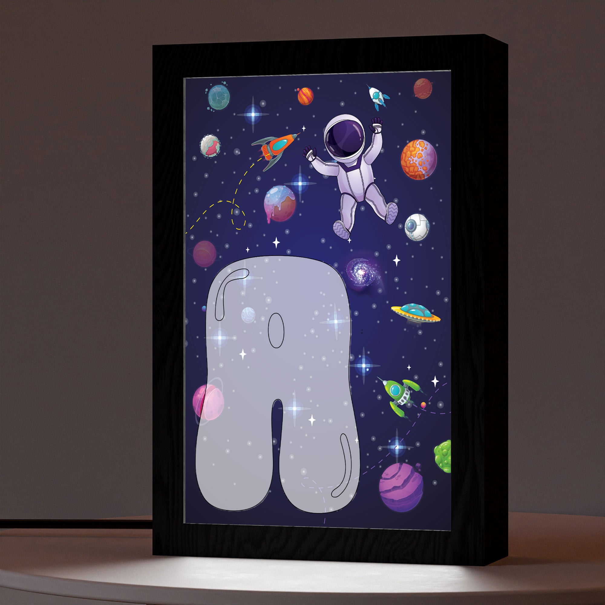2 in 1 Photo Lighting Frame - Astro Letters