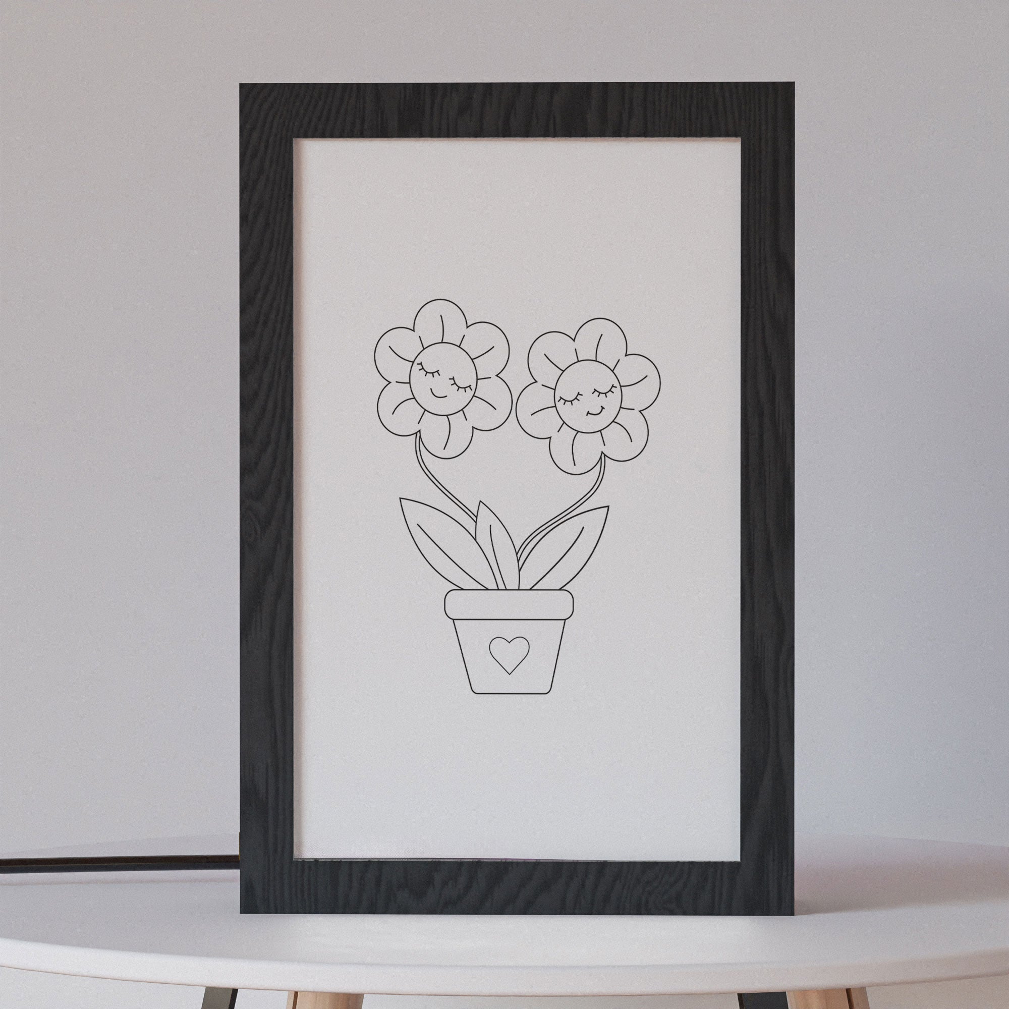 2 in 1 Photo Lighting Frame - Bloom Together