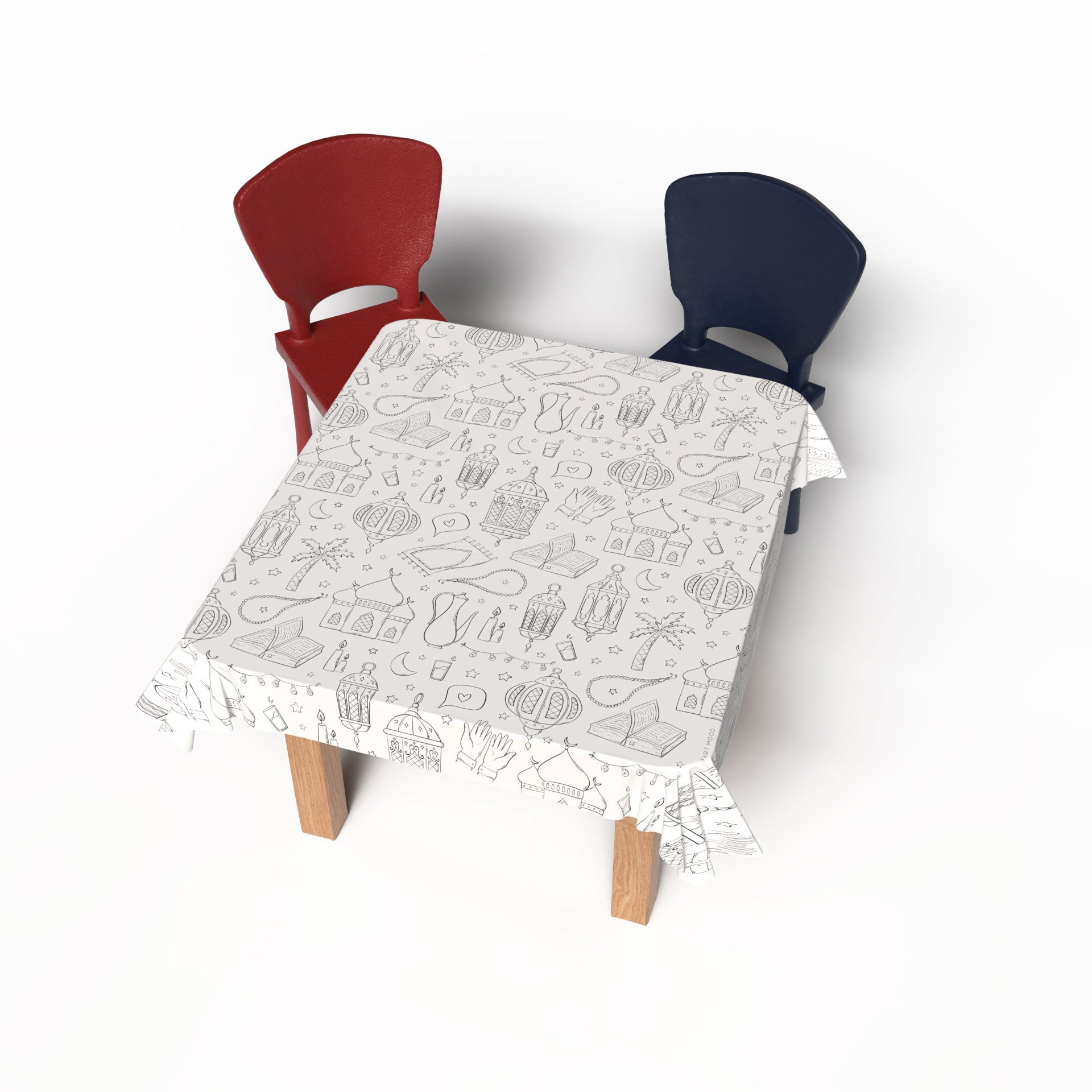 Nappe à Colorier - Ramadan Oros Design