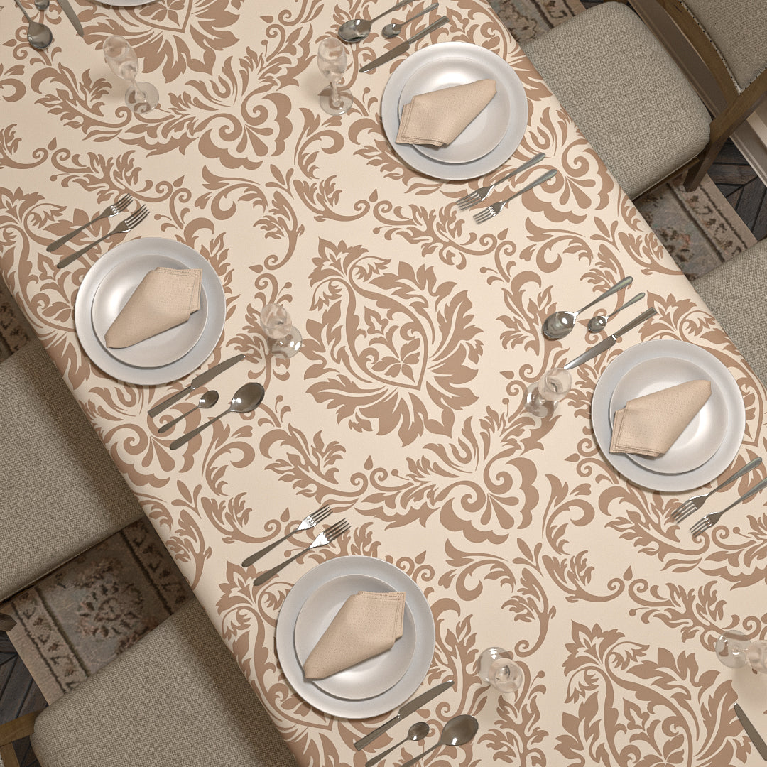 Sophia Tablecloth & Napkins Set - Cream