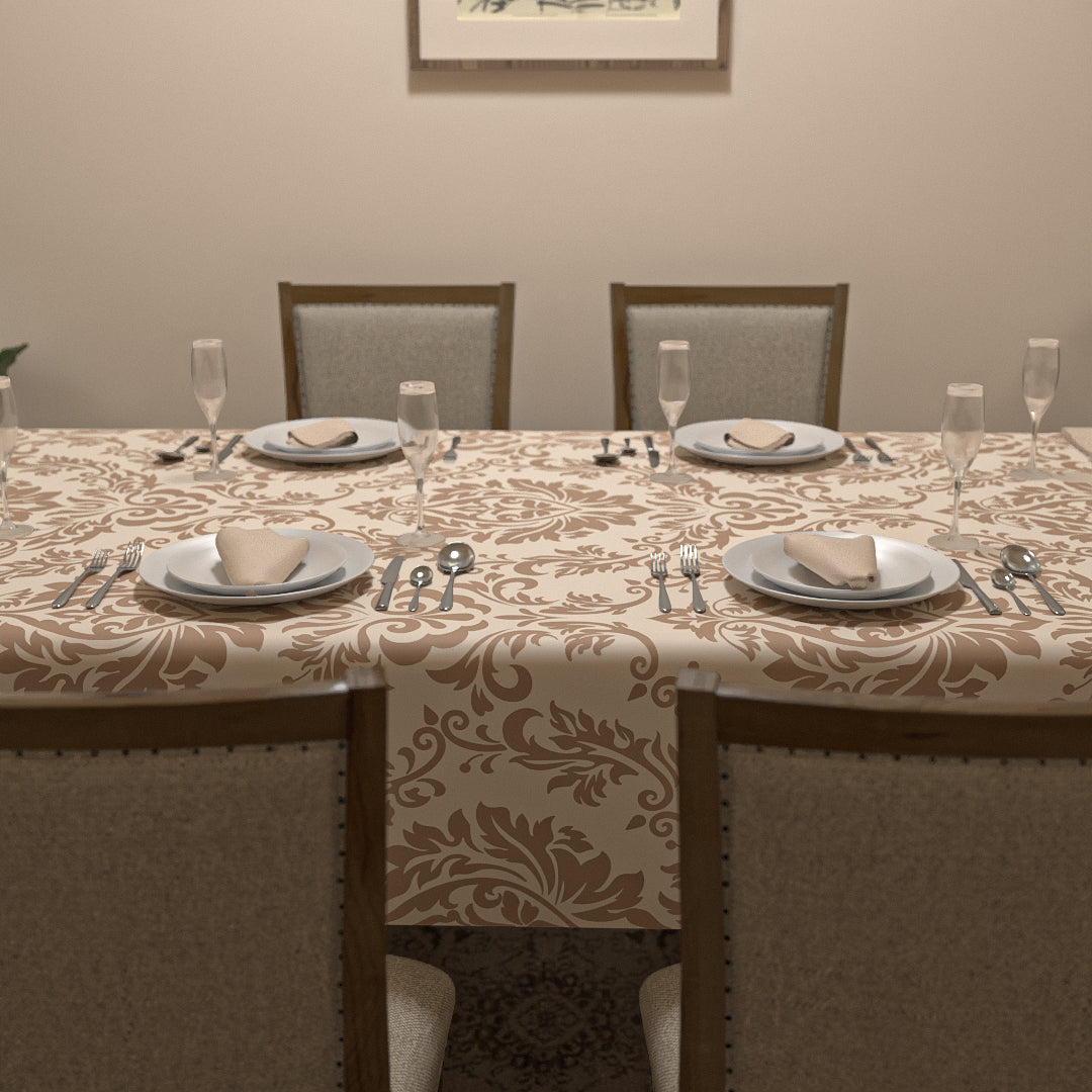 Sophia Tablecloth & Napkins Set - Cream