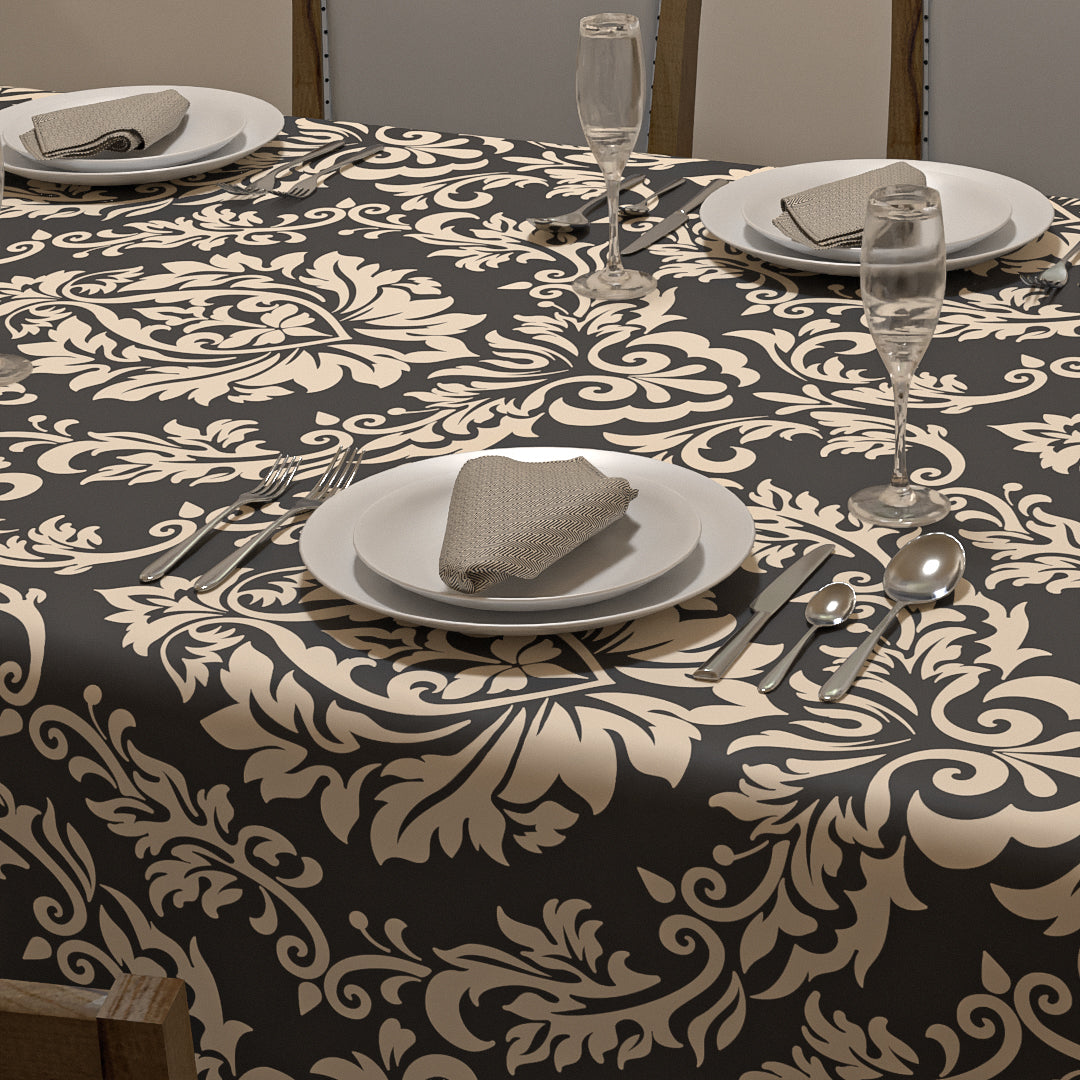 Sophia Tablecloth & Napkins Set - Grey