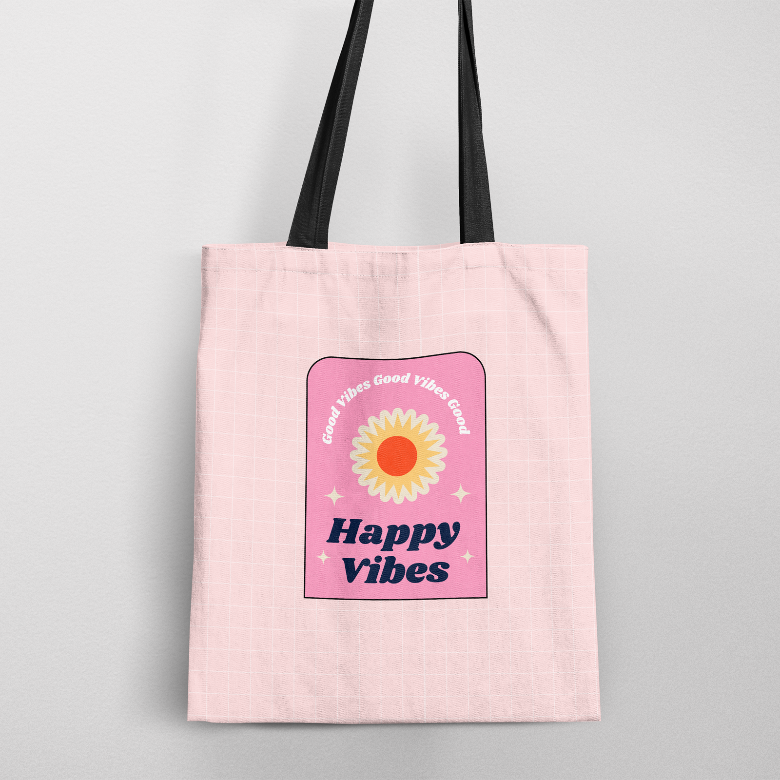 Happy Vibes Tote Bag