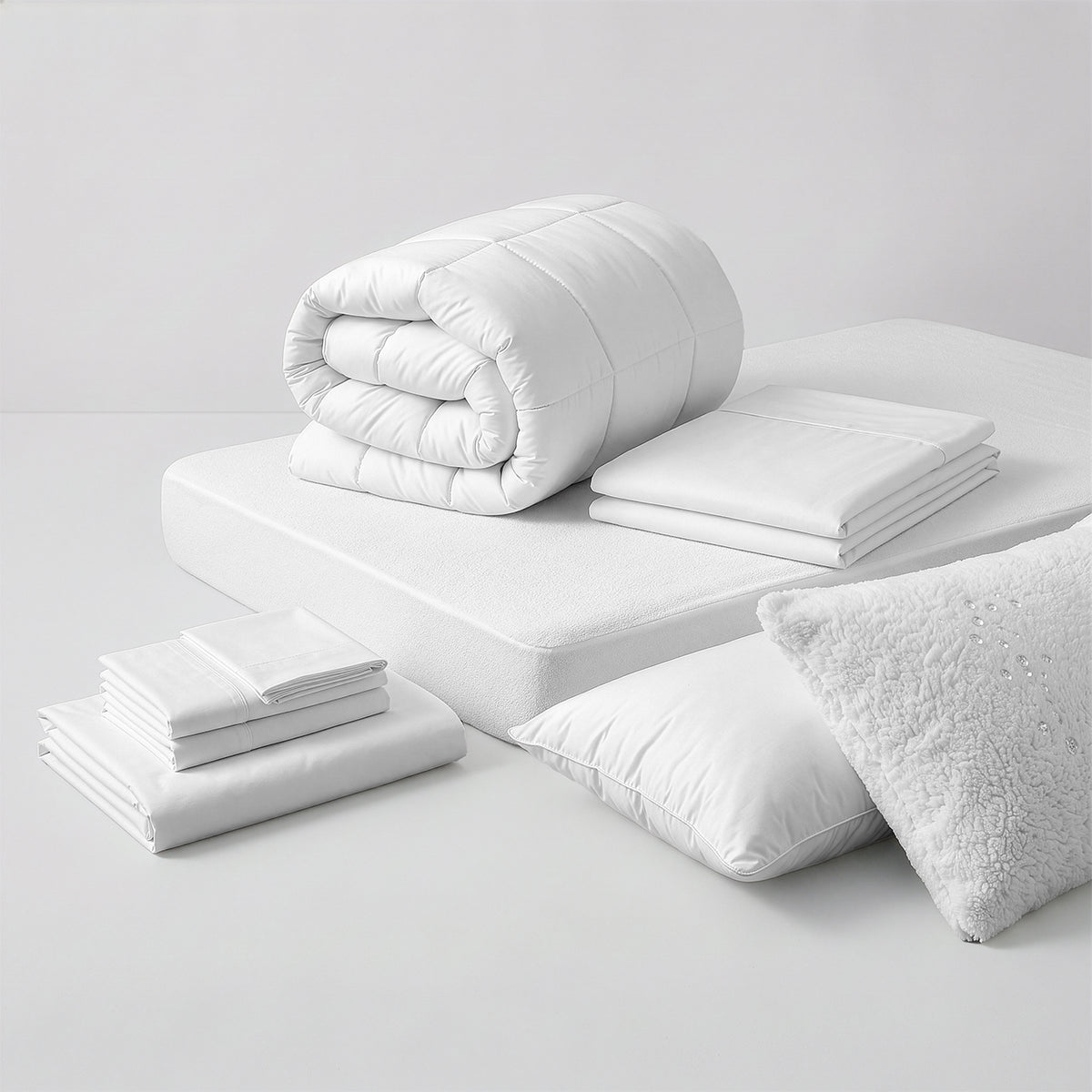 HOTEL BEDDING ESSENTIALS BUNDLE - VALUE SET