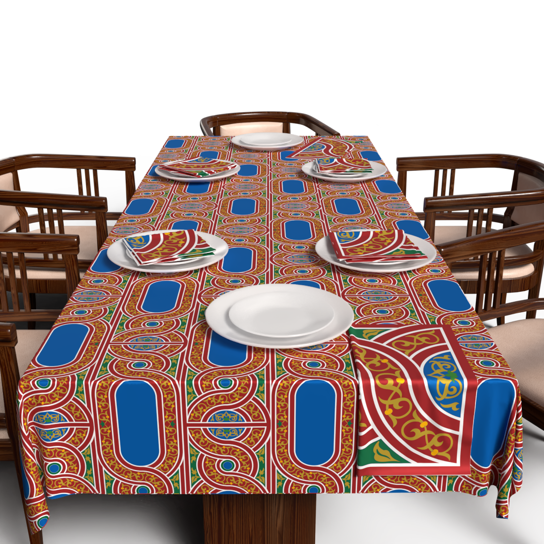 Orient Tablecloth & Napkins Set