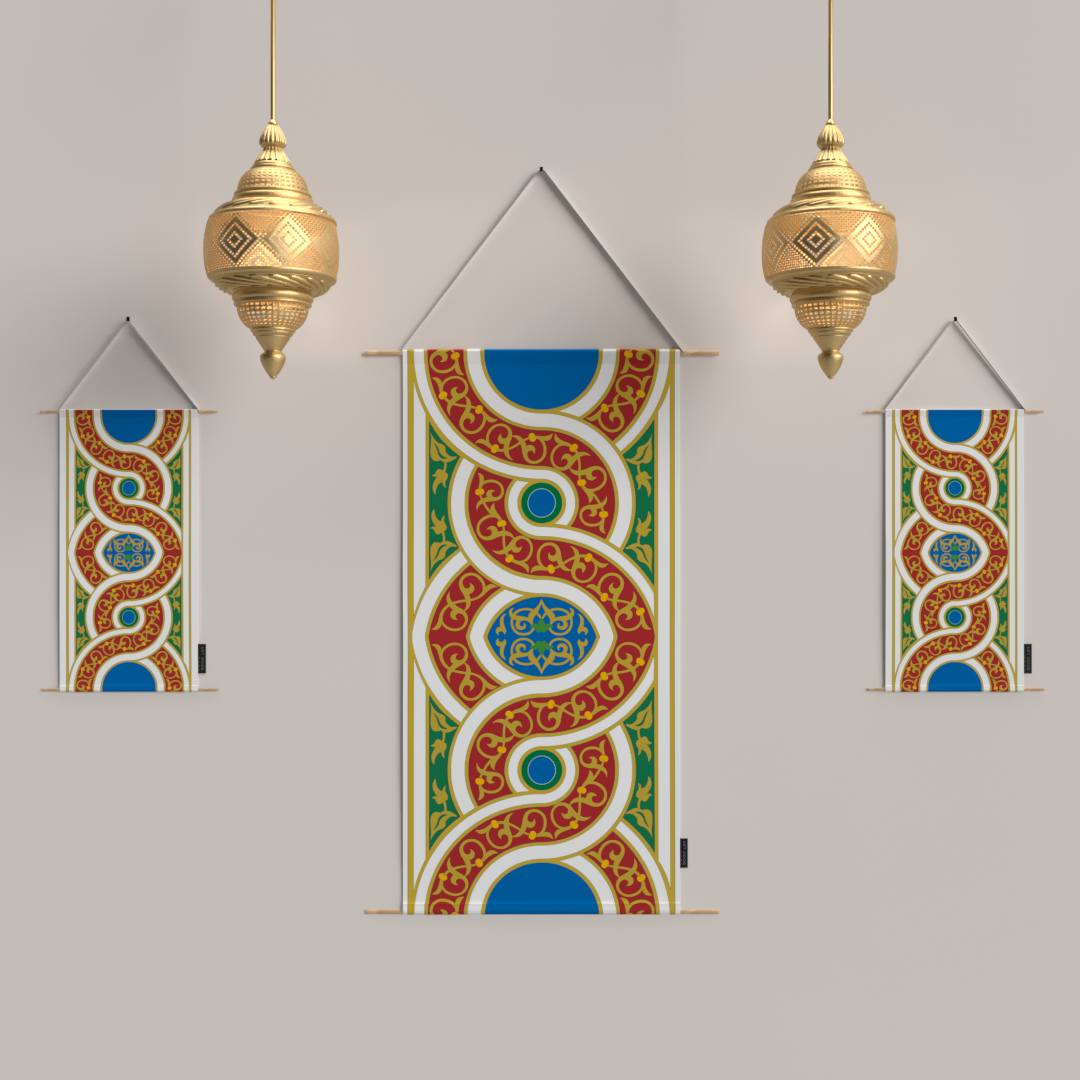 Ensemble d'affiches en tissu Orient