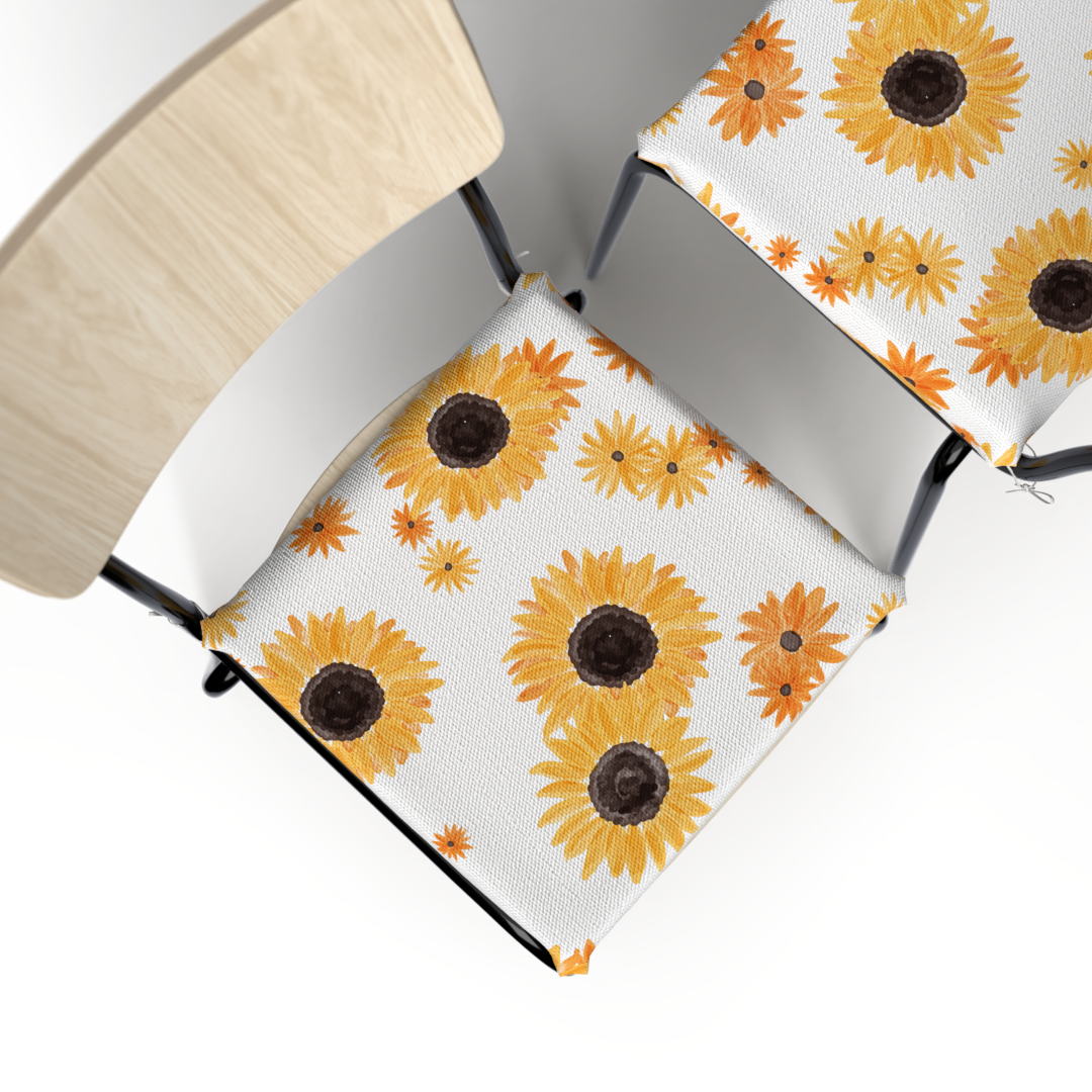 Sun Flower Seat Pad (SET OF 2)