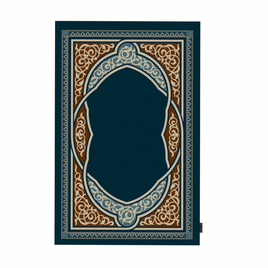 Prayer Mat Sojoud Petrolium - Waterproof Pocket Size