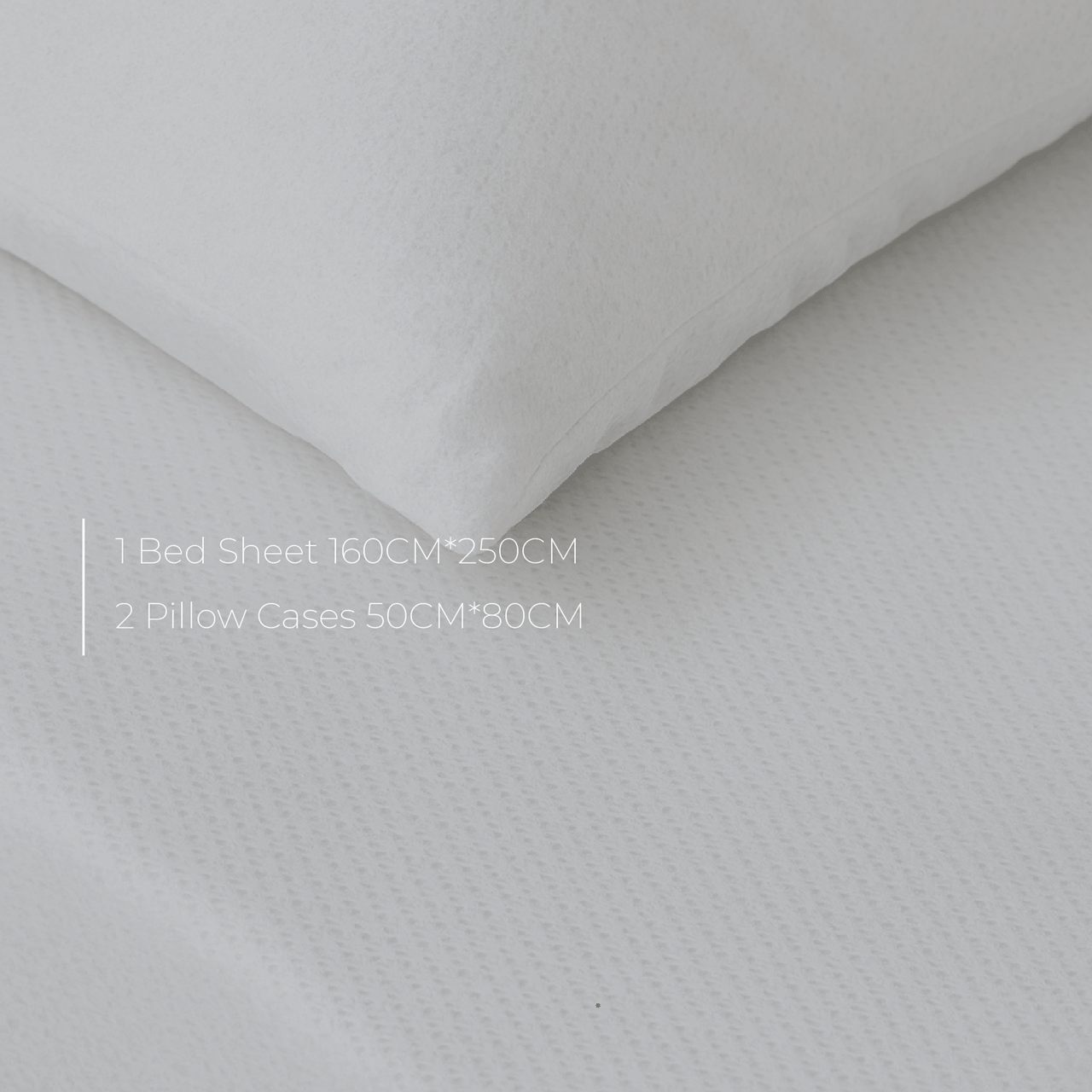 Disposable Bed Sheet - 3 Pieces Set
