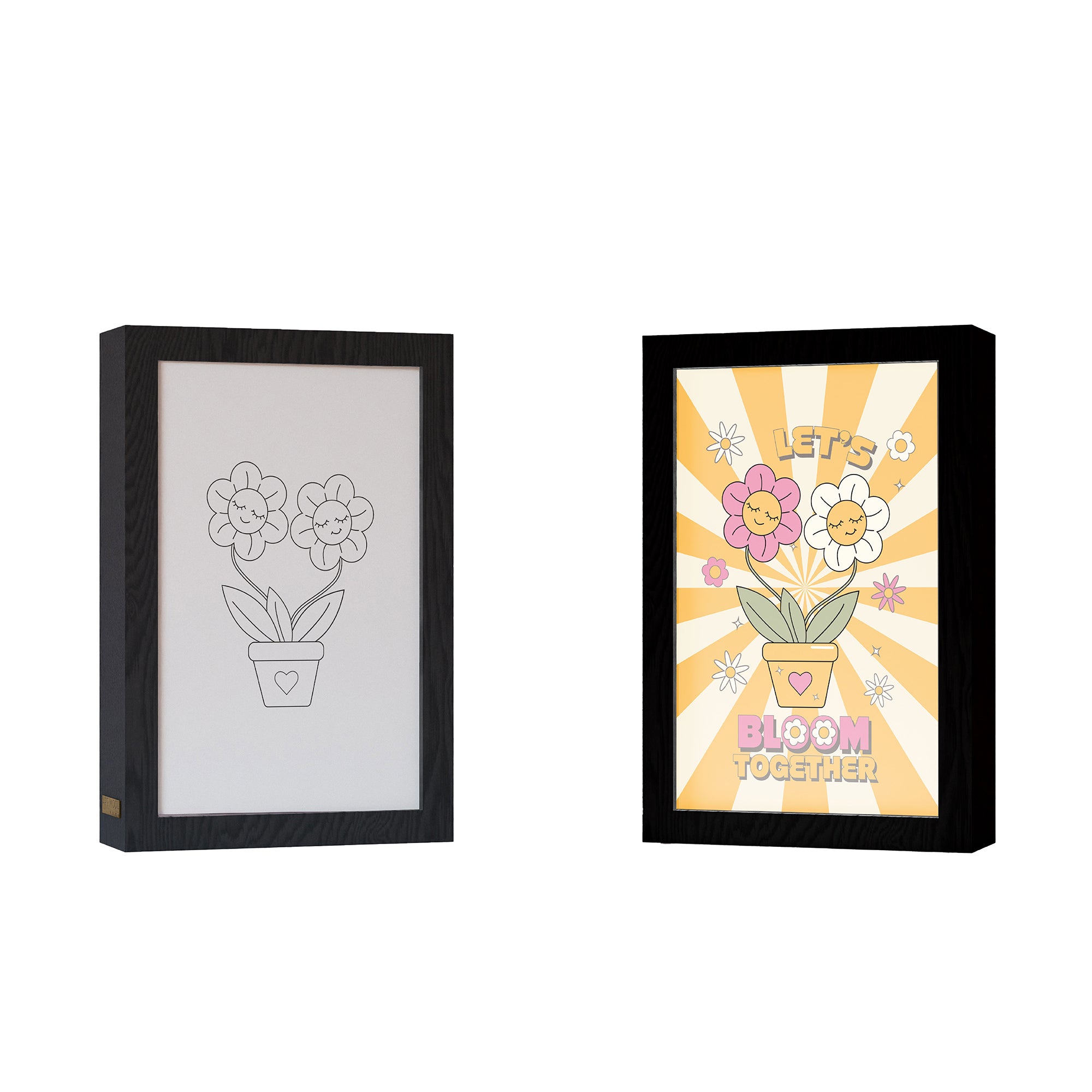 2 in 1 Photo Lighting Frame - Bloom Together
