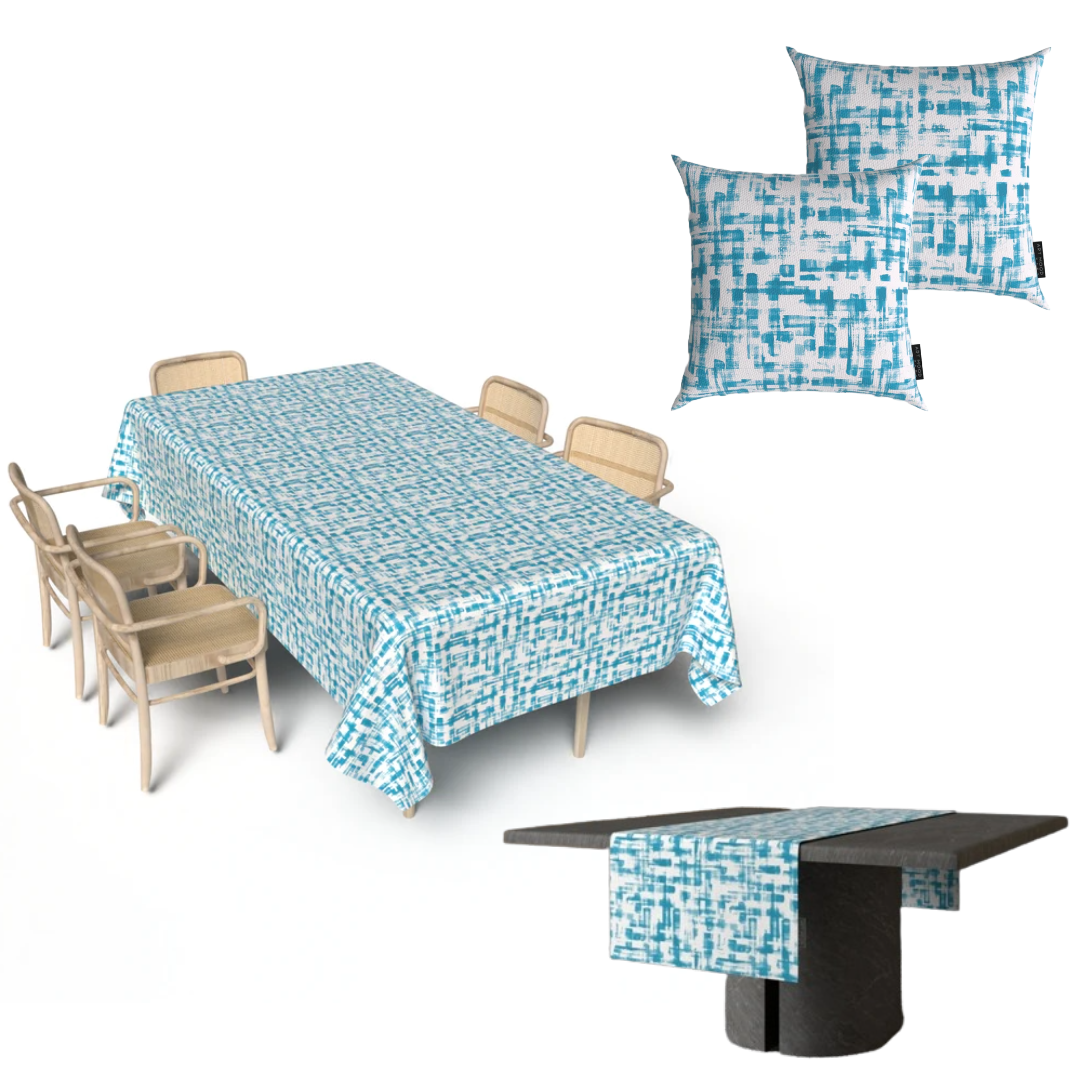 Izzy ( Tablecloth + Cushion Cover + Runner ) Bundle