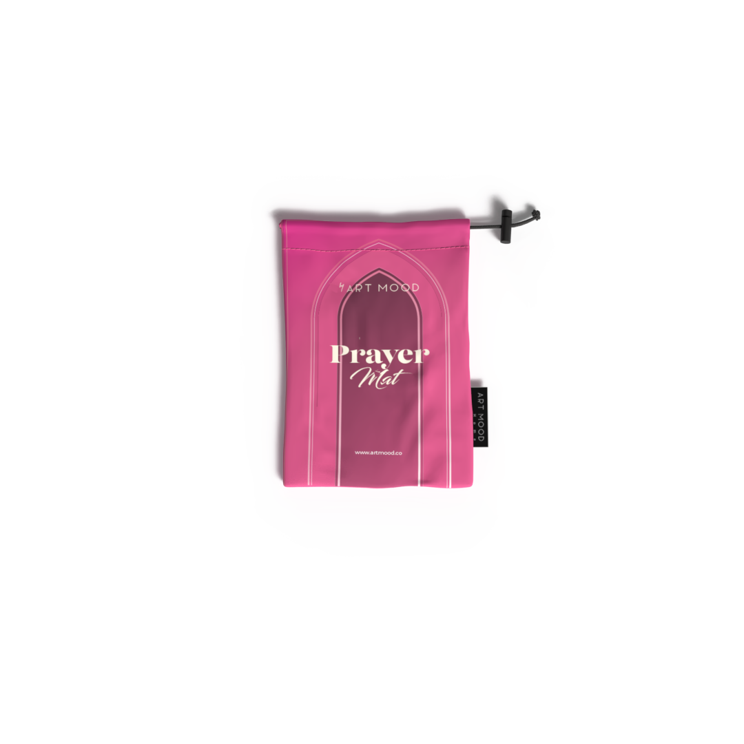 Prayer Mat AL-Taqwa Pink - Waterproof Pocket Size