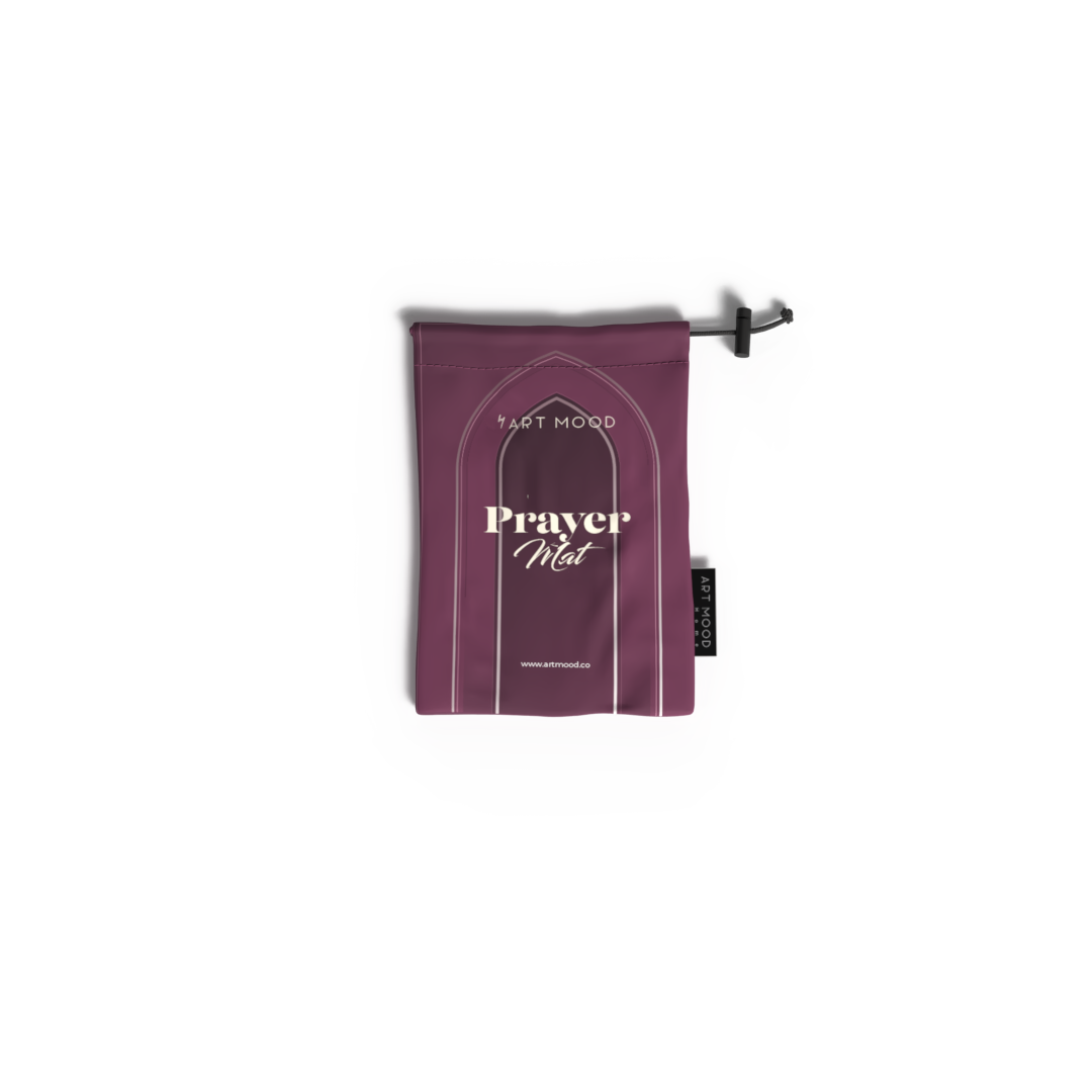 Prayer Mat AL-Taqwa Purple - Waterproof Pocket Size