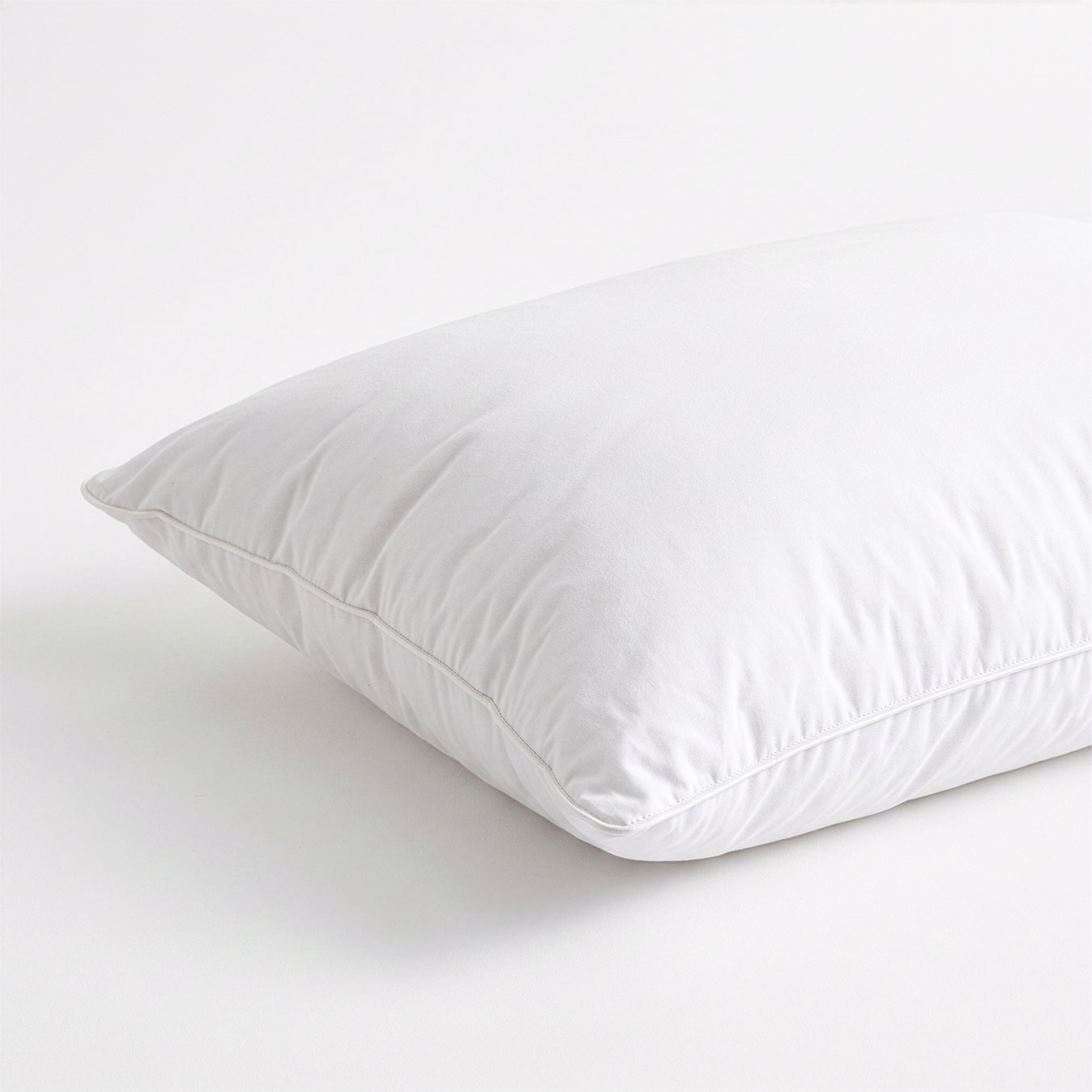 Hotel Feather-Like Filling Microfiber Pillow - Cotton Cover