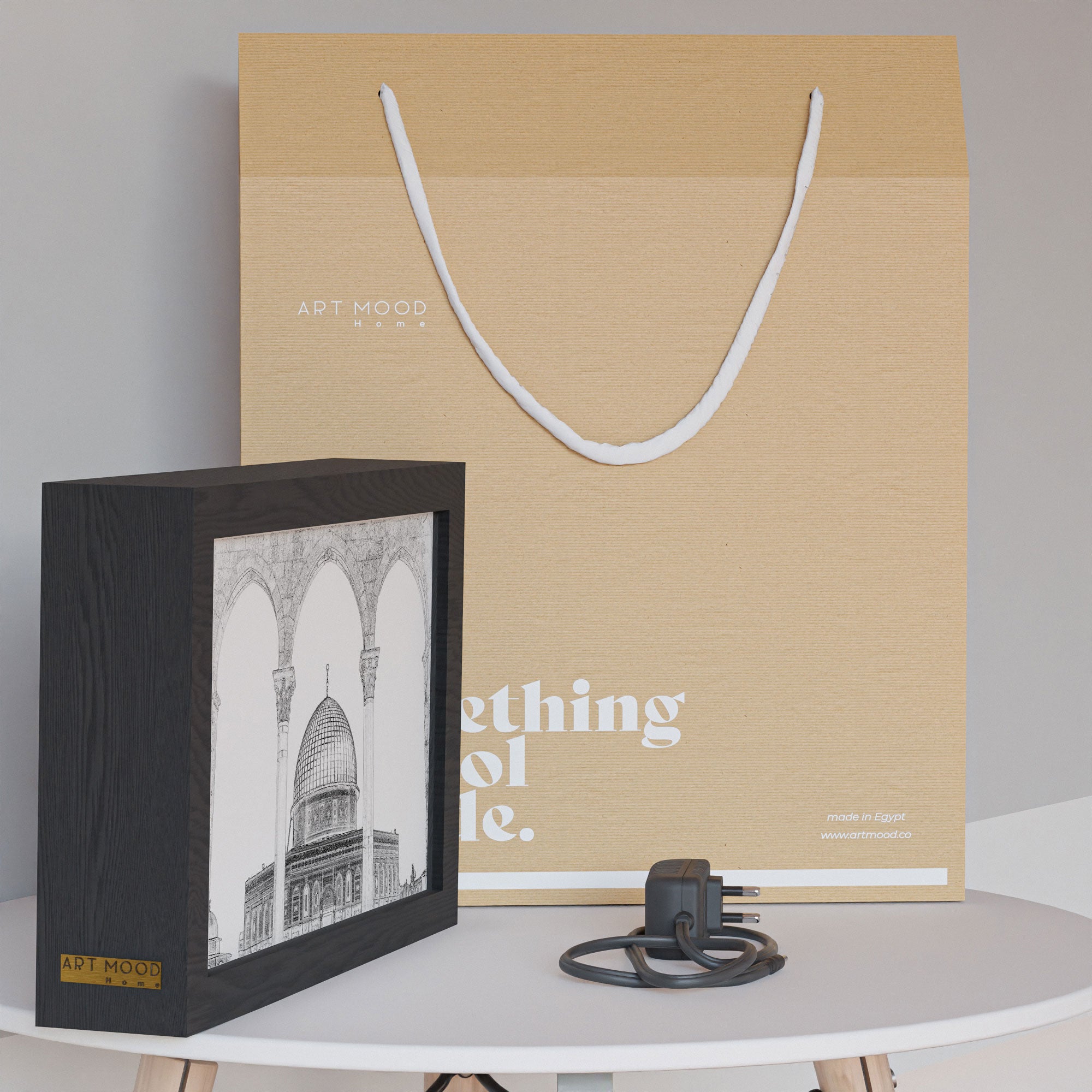 2 in 1 Photo Lighting Frame - QUBBET AL SAKHRA