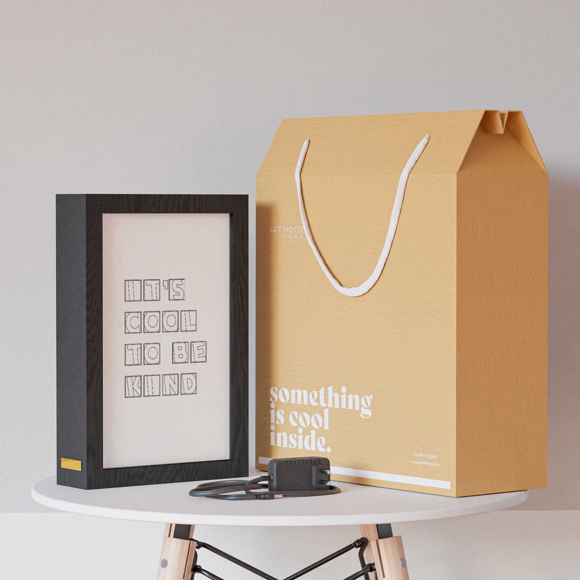 2 in 1 Photo Lighting Frame - BE KIND