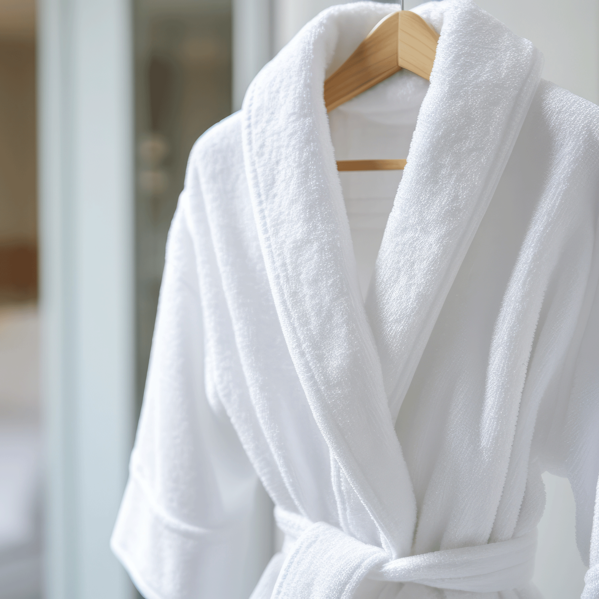 Hotel Cotton Bathrobe- White 1350gm