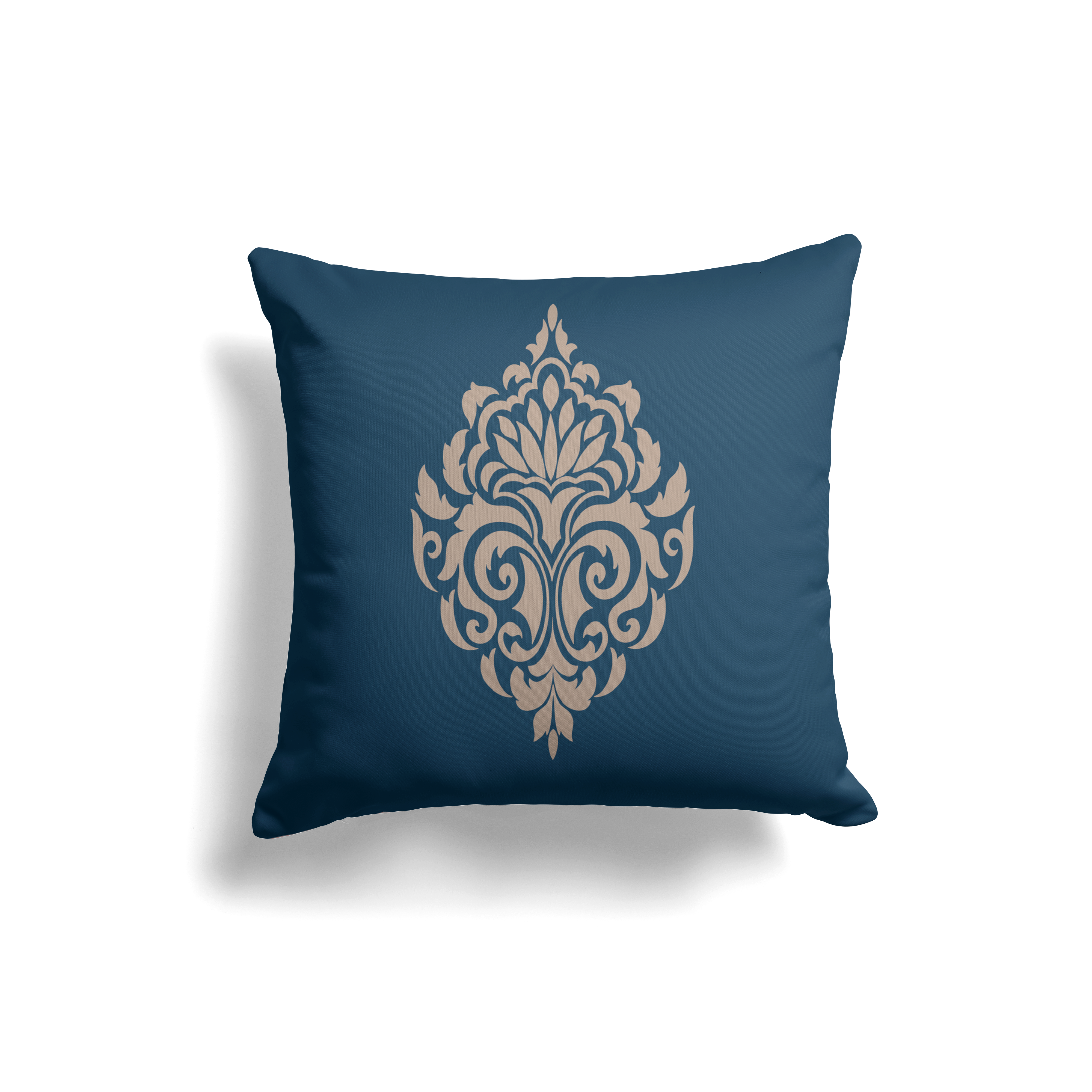 Damask Blue Cushion
