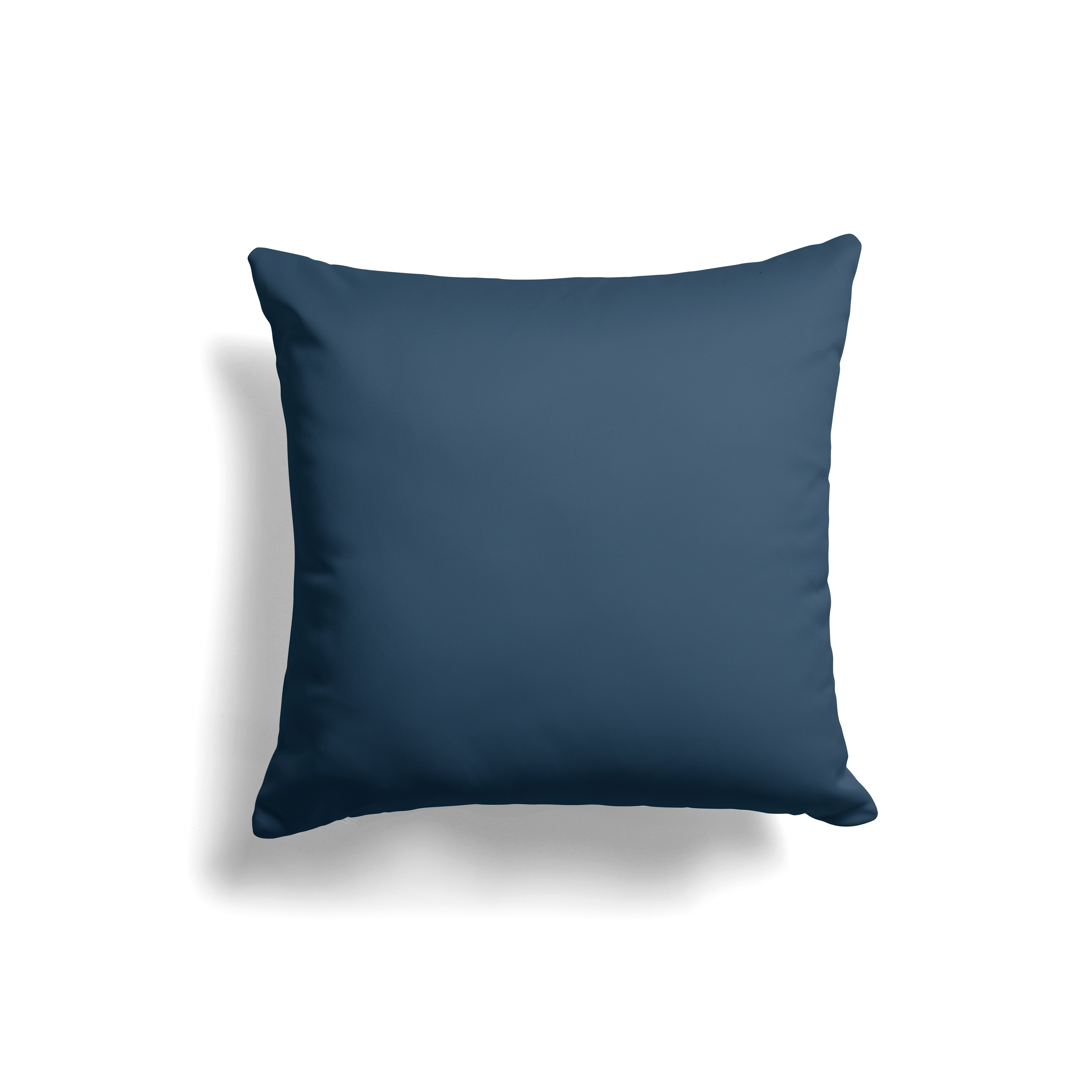 Coussin Bleu Foncé Uni