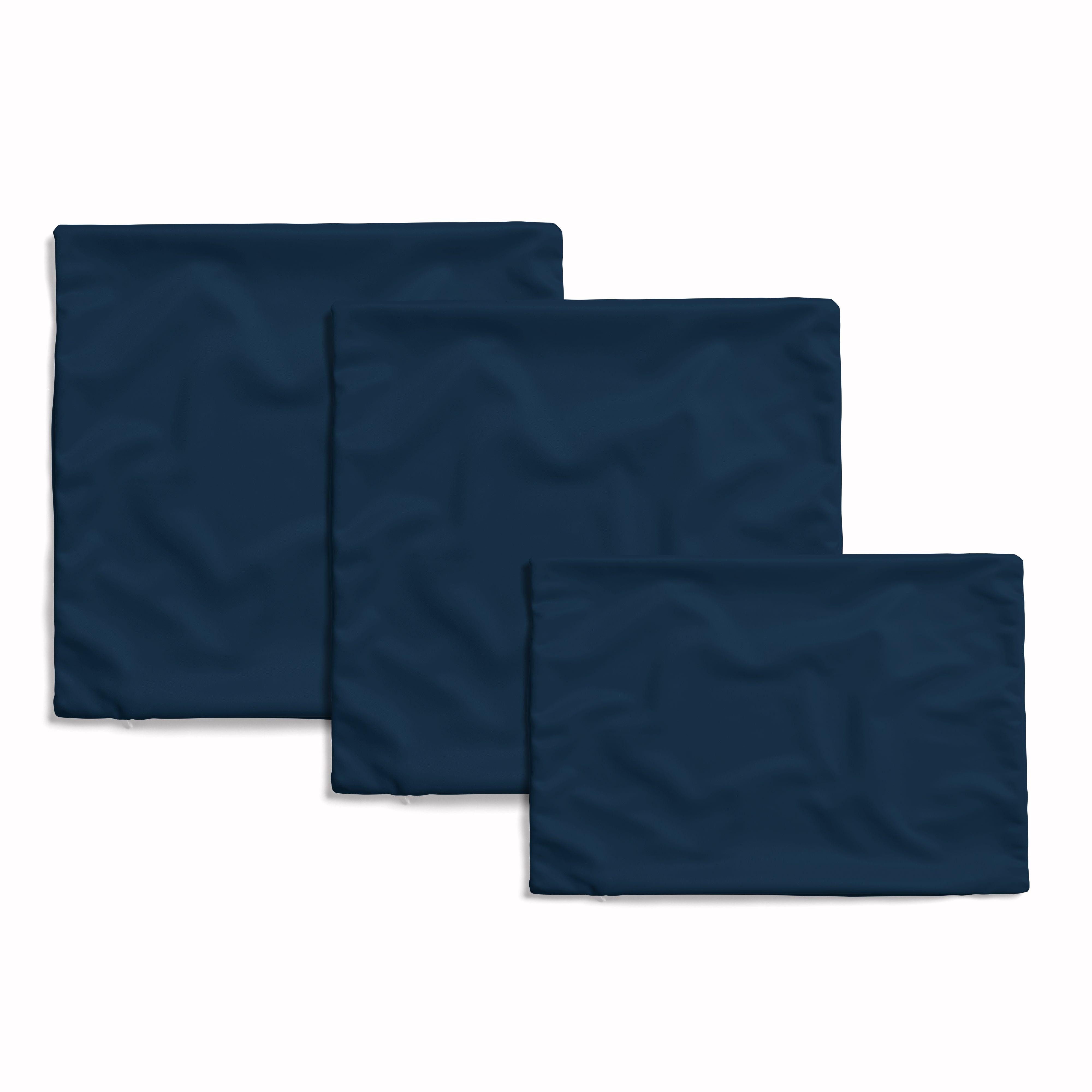 Plain Dark Blue Cushion Set
