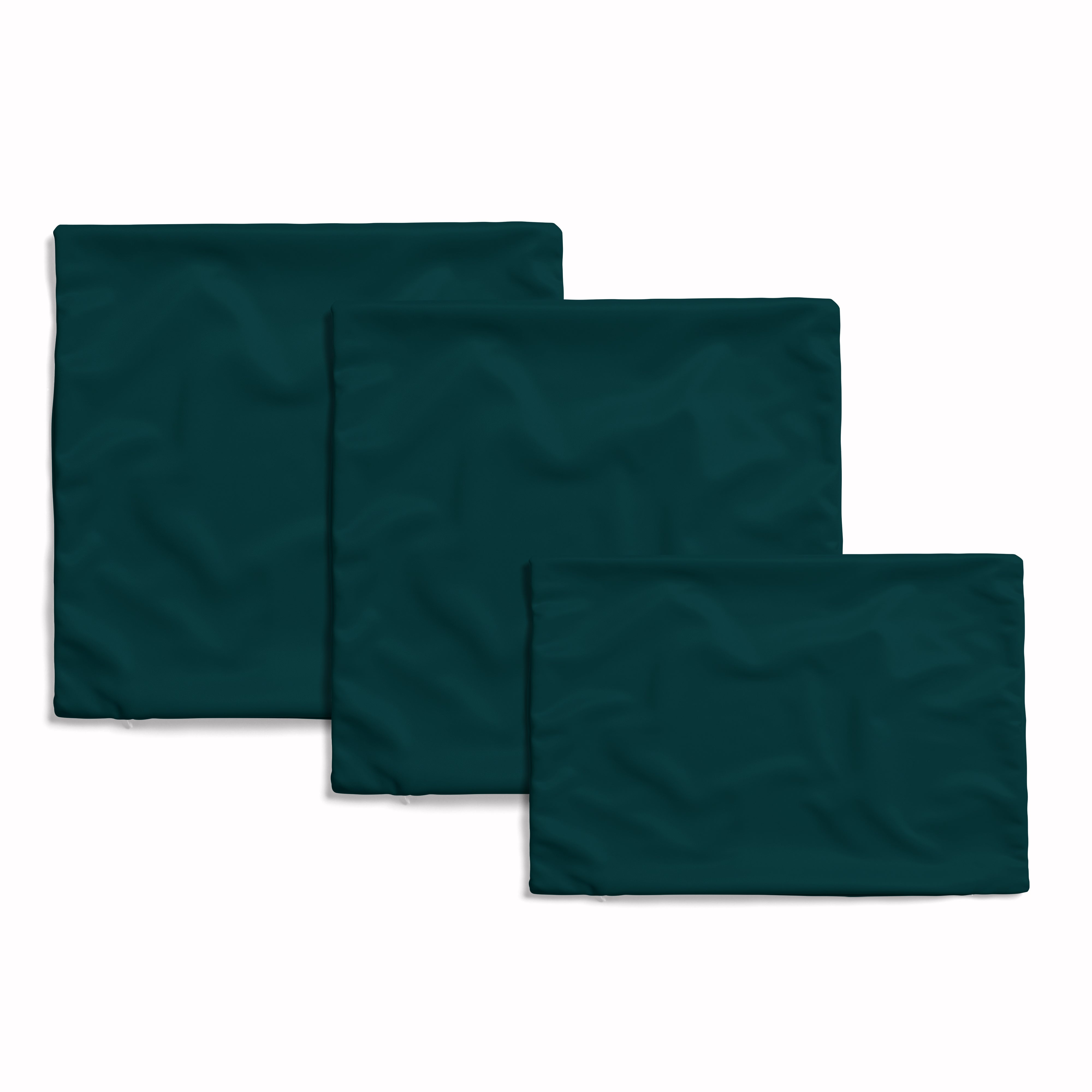 Plain Dark Green Cushion Set