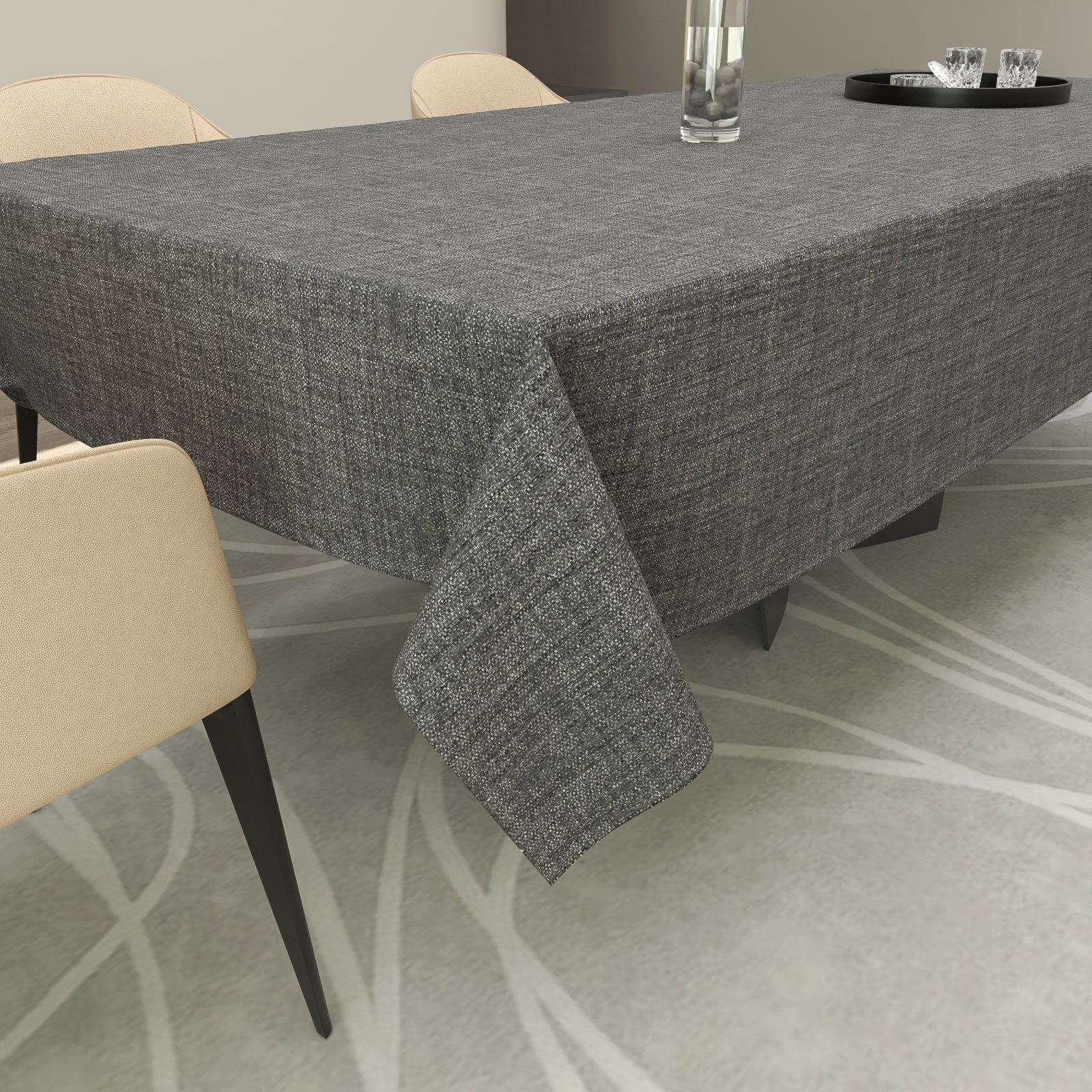 Linen Tablecloth - Grey