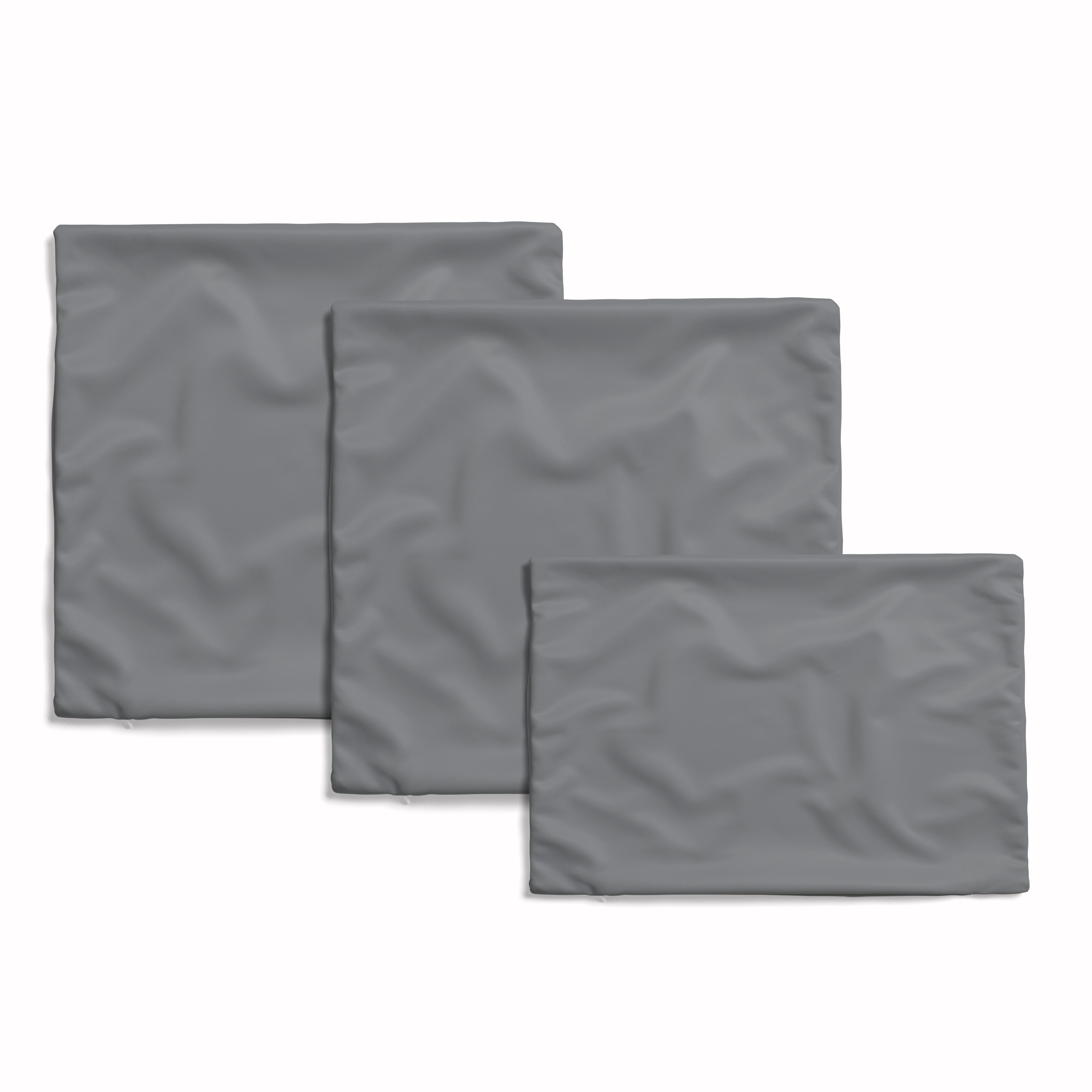 Plain Grey Cushion Set