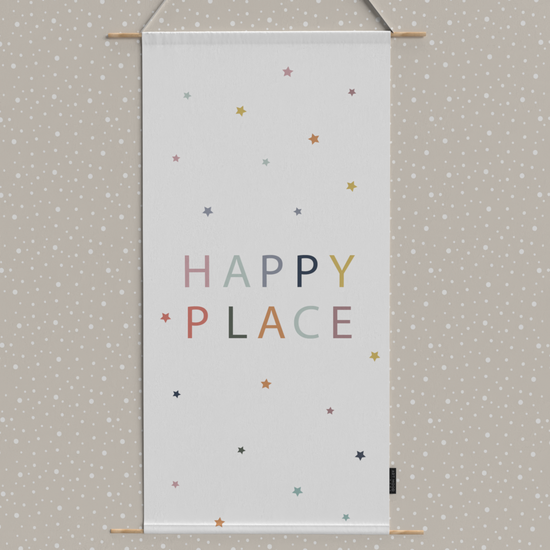 Happy Place Fabric Posters Set