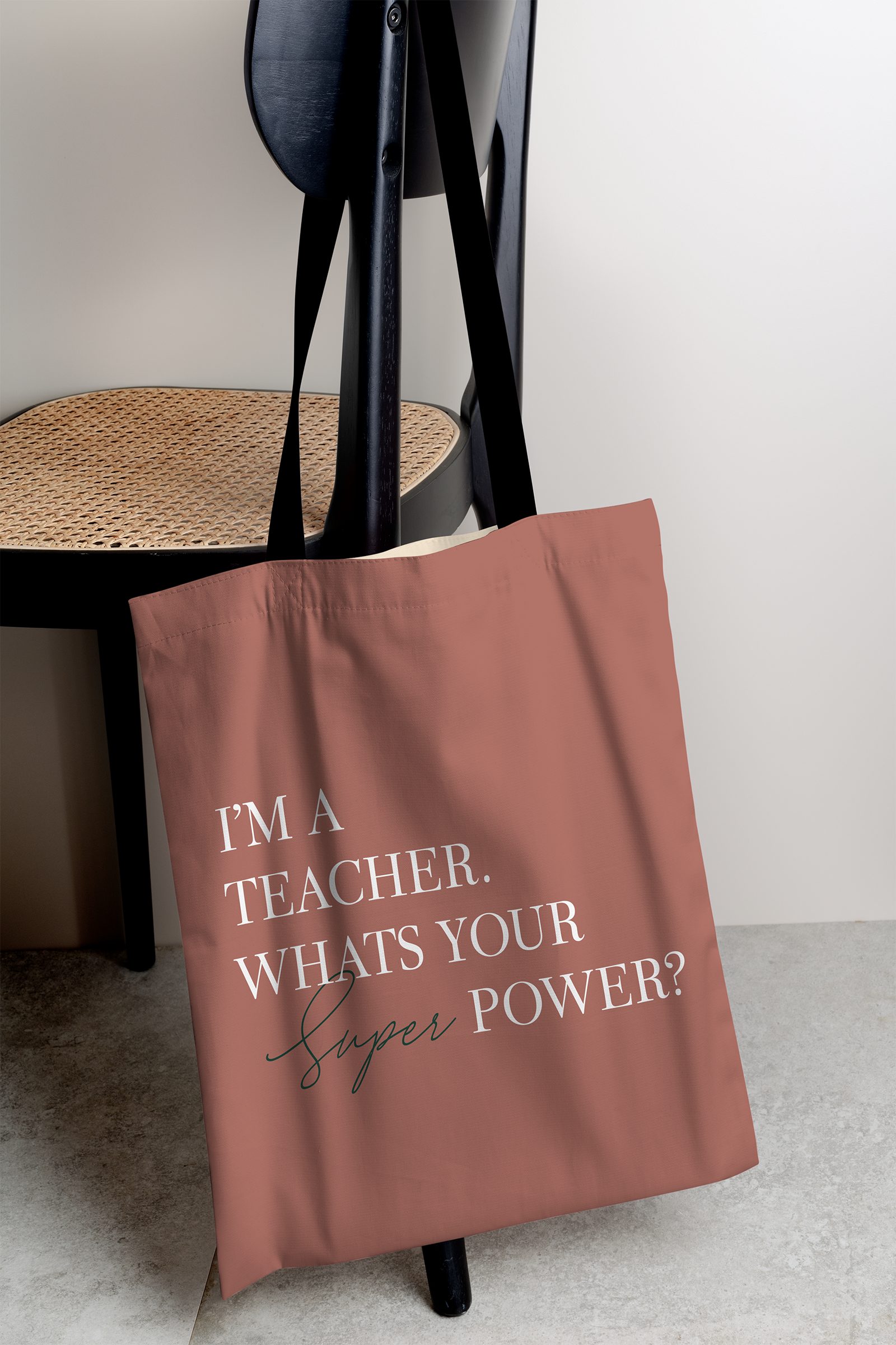 Teacher Power Tote Bag