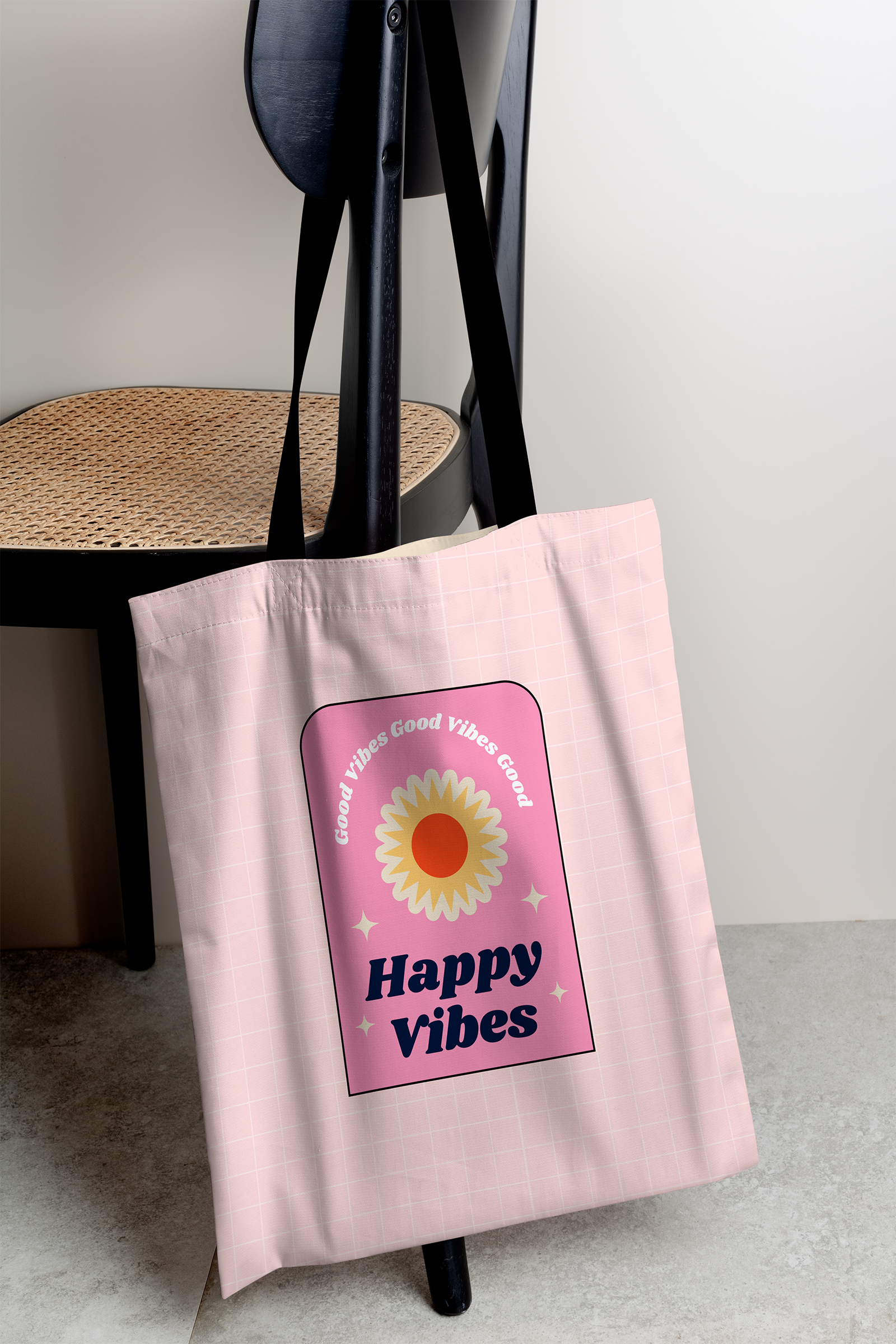 Sac fourre-tout Happy Vibes