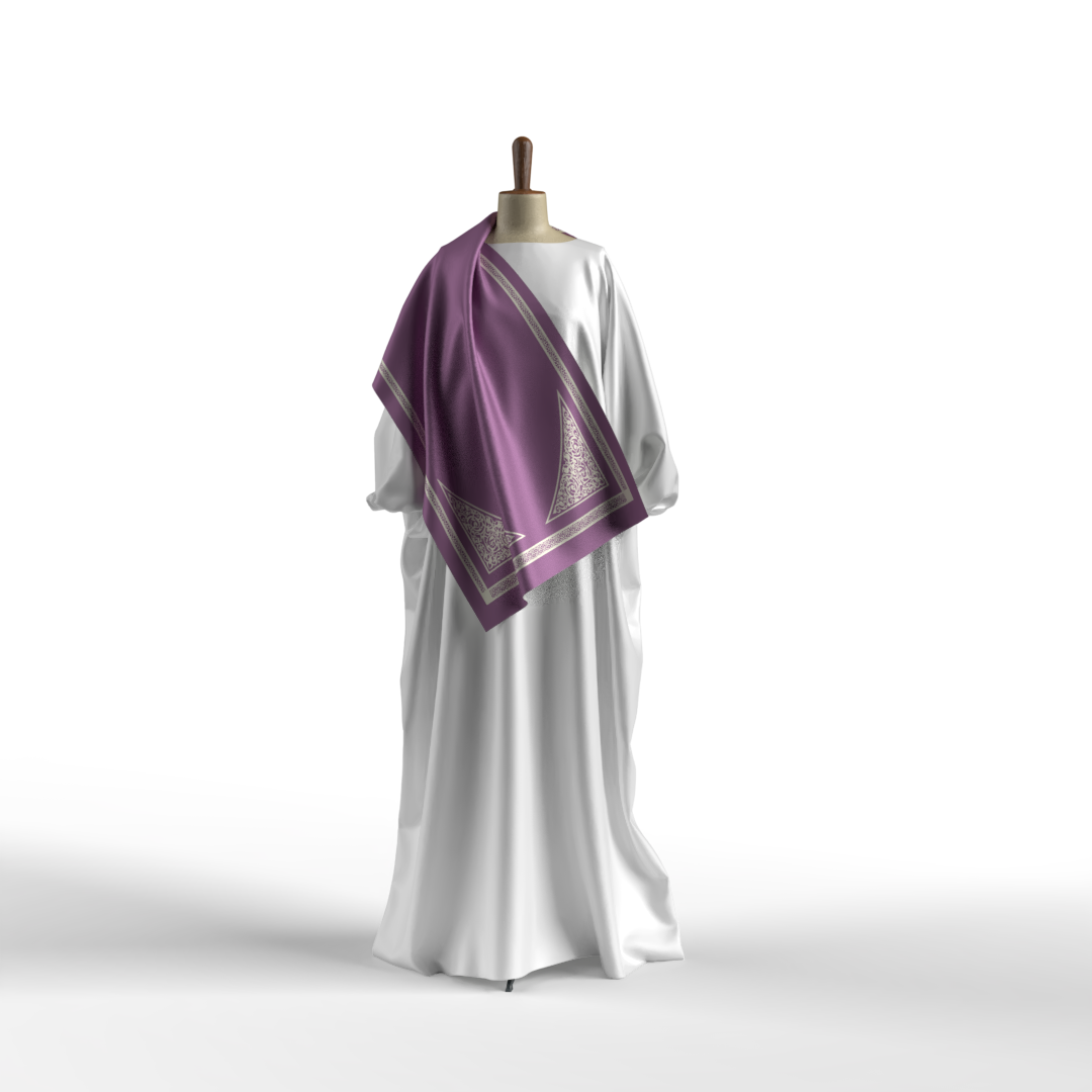 Prayer Wear - Isdal AL-QUBBA PASTEL PURPLE