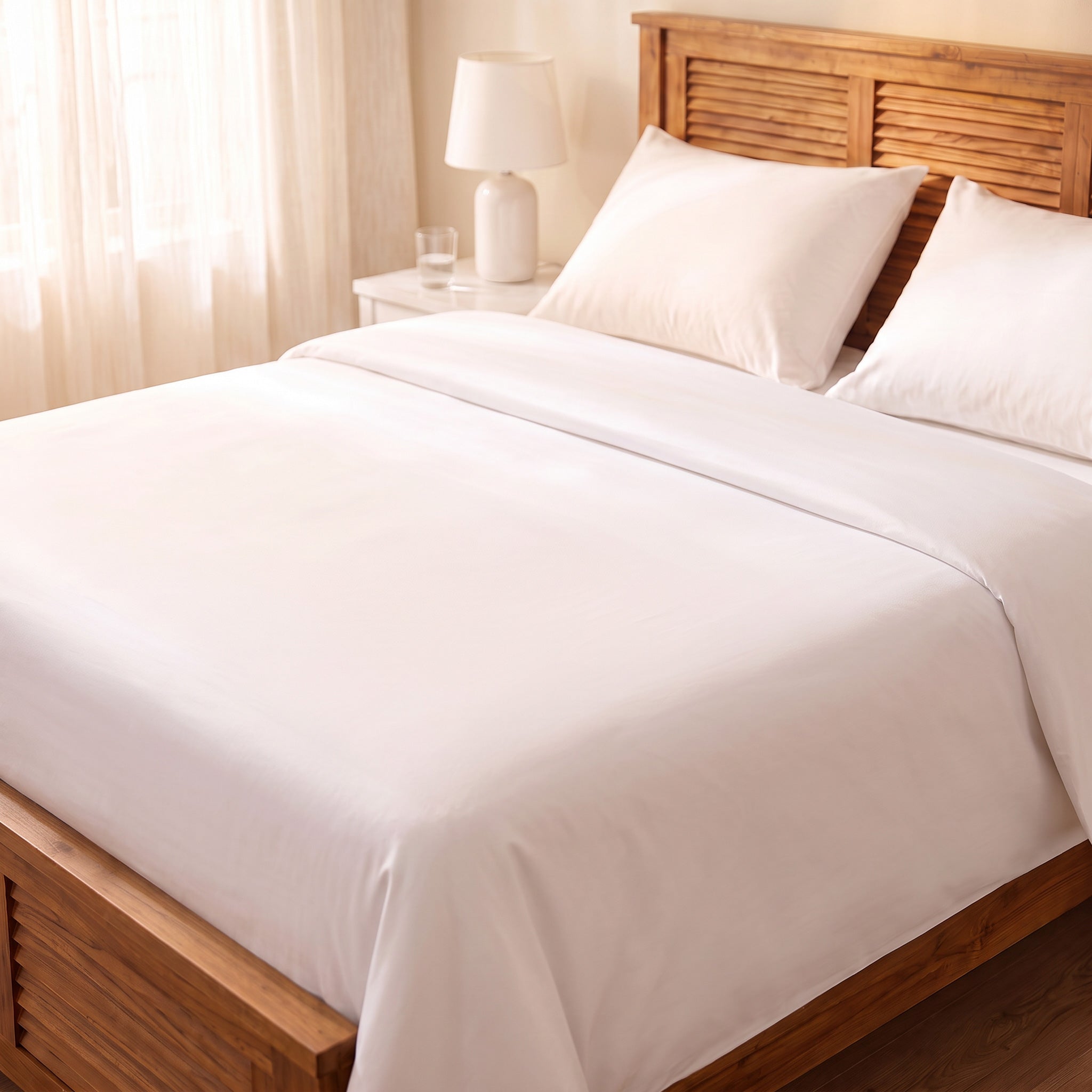 HOTEL DUVET COVER - ESSENTIAL SETS - 100% COTTON PERCALE - 233 TC