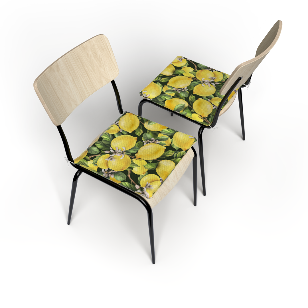 Lemon Seat Pad (SET OF 2)