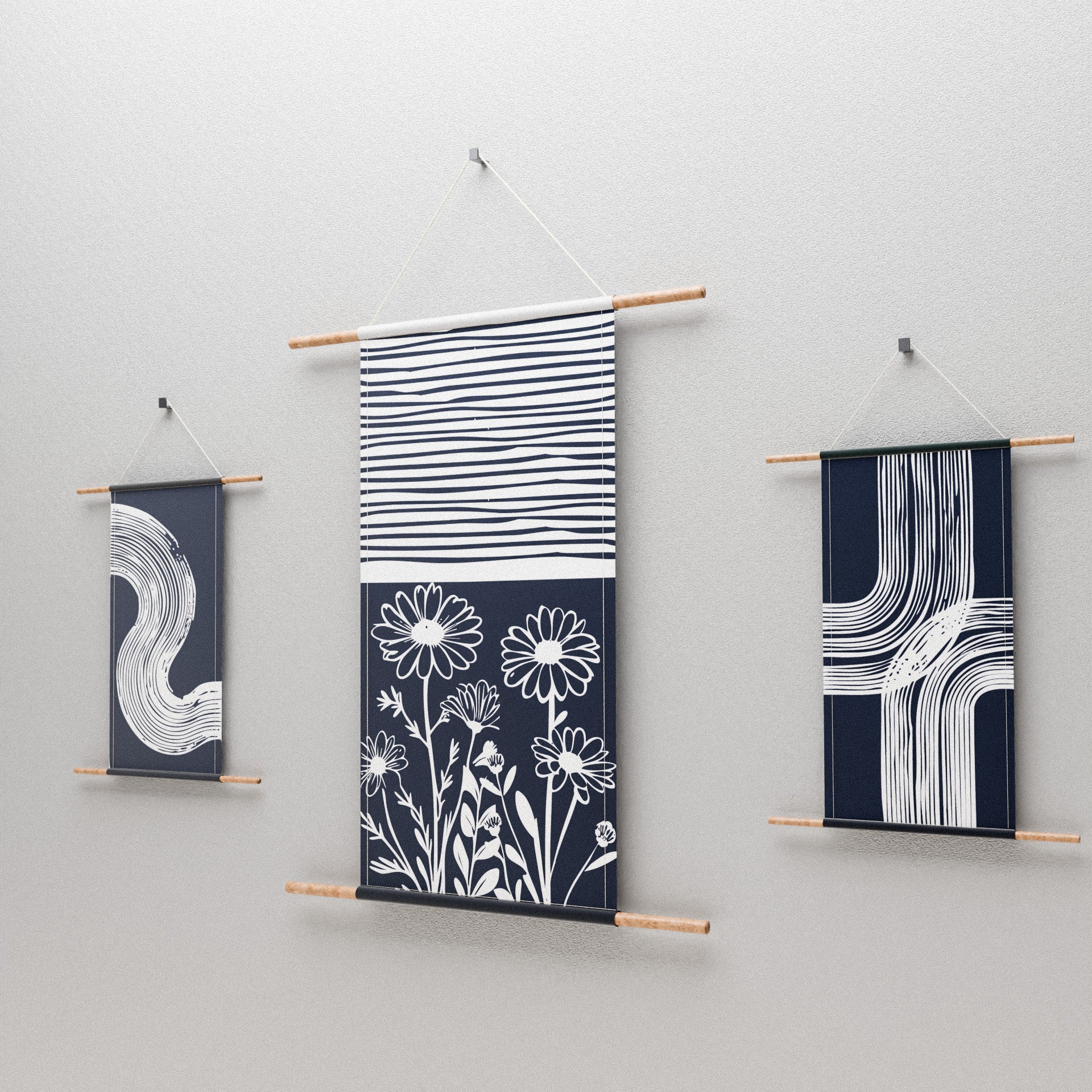 Navi Fabric Posters Set