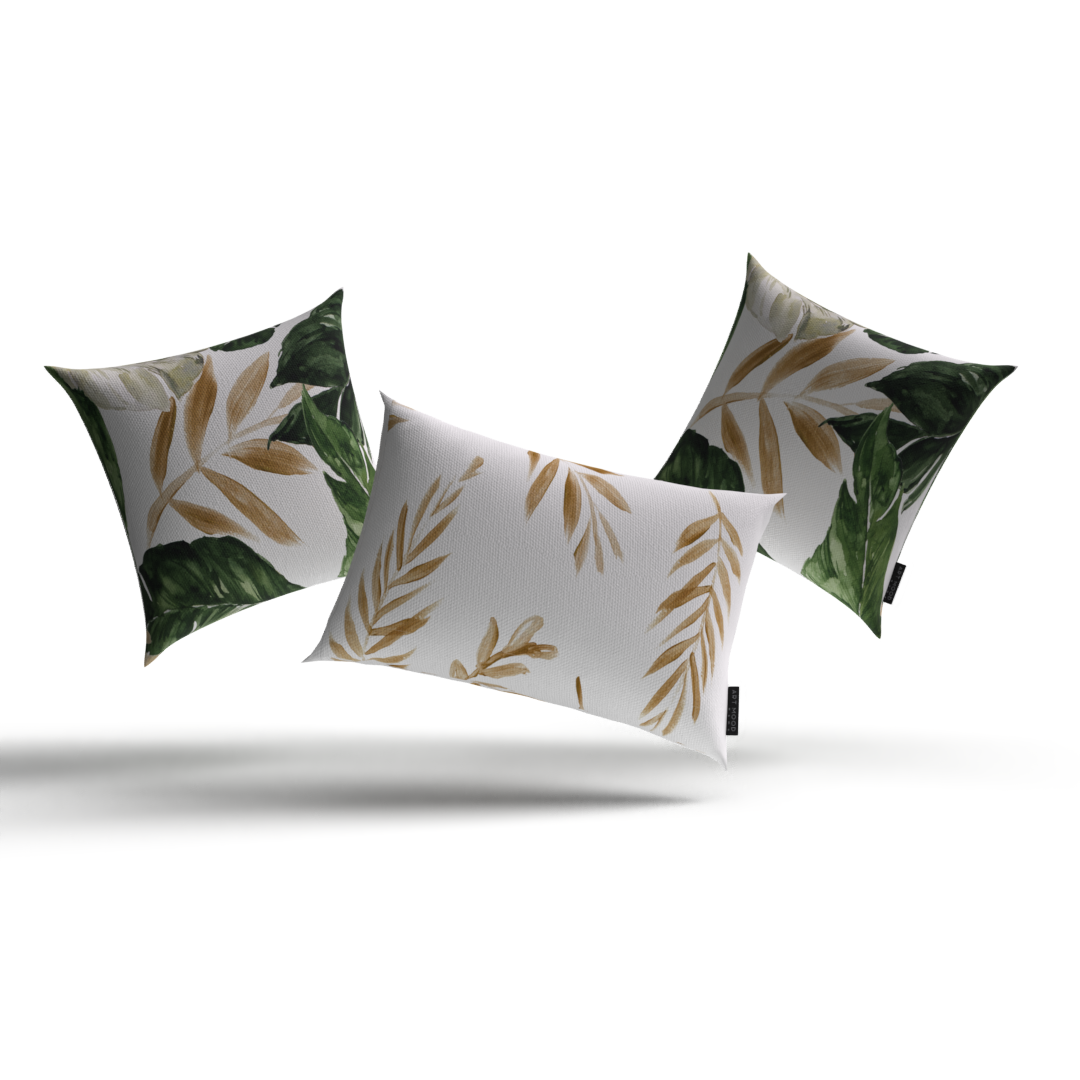 Richy Leaf Cushion Set
