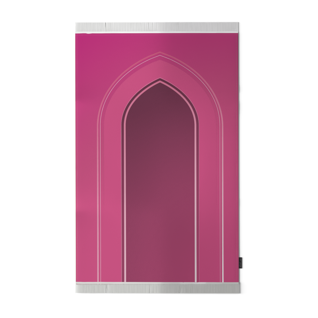 Prayer Mat AL-Taqwa Pink - Velvet