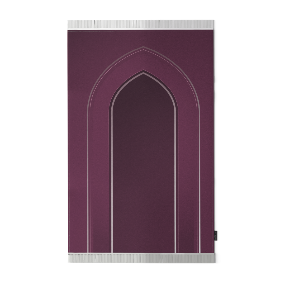 Prayer Mat AL-Taqwa Purple - Velvet
