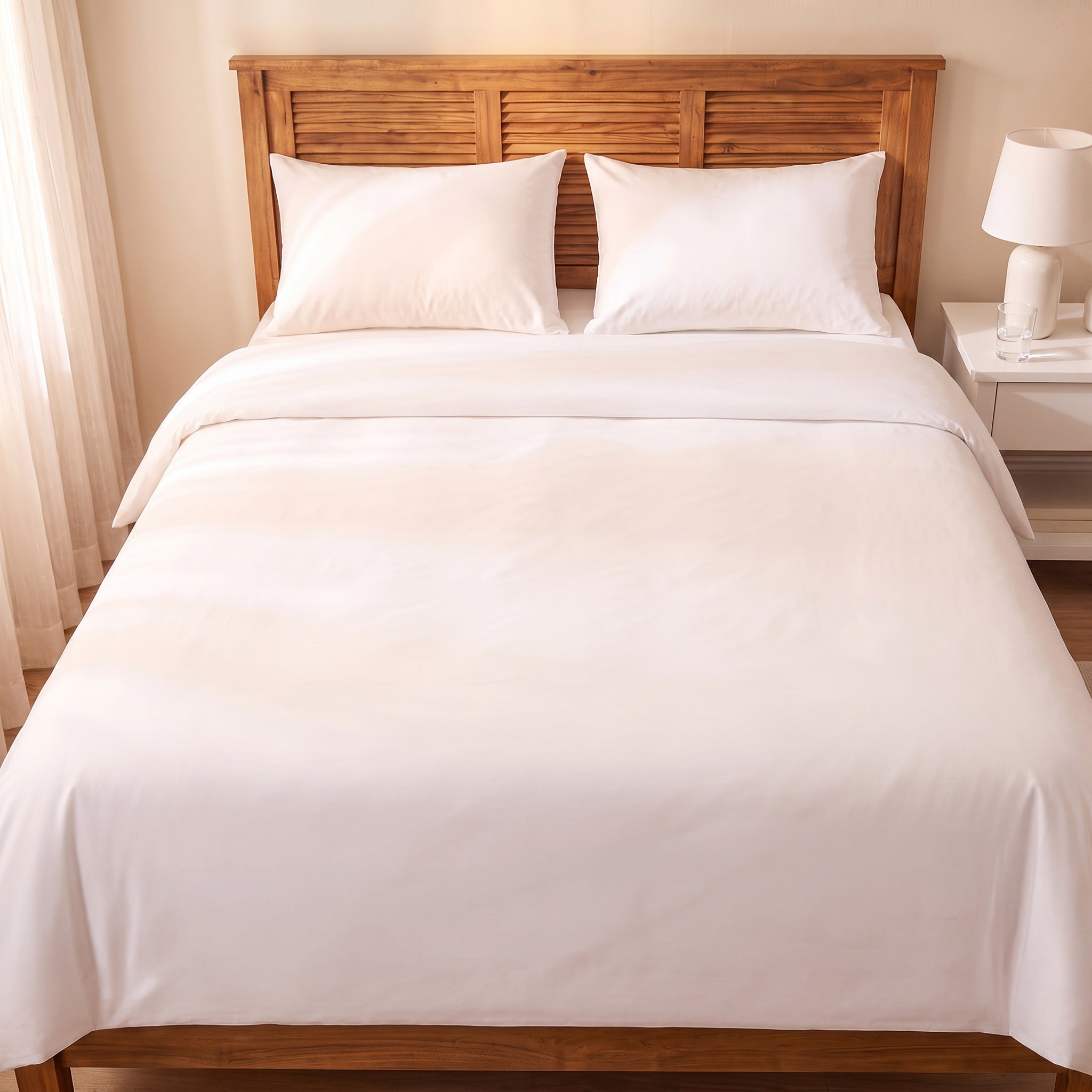 HOTEL DUVET COVER - ESSENTIAL SETS - 100% COTTON PERCALE - 233 TC
