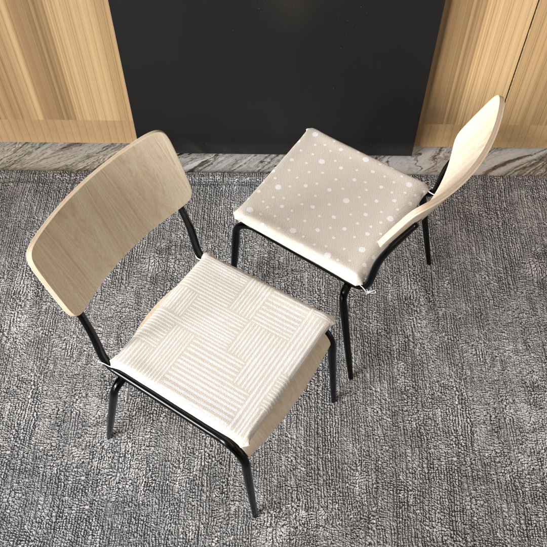 Coussin de siège Hazel (LOT DE 2) 