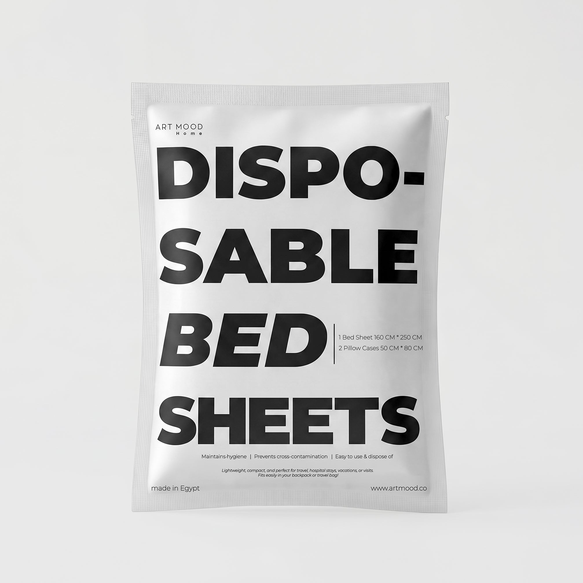 Disposable Bed Sheet - 3 Pieces Set