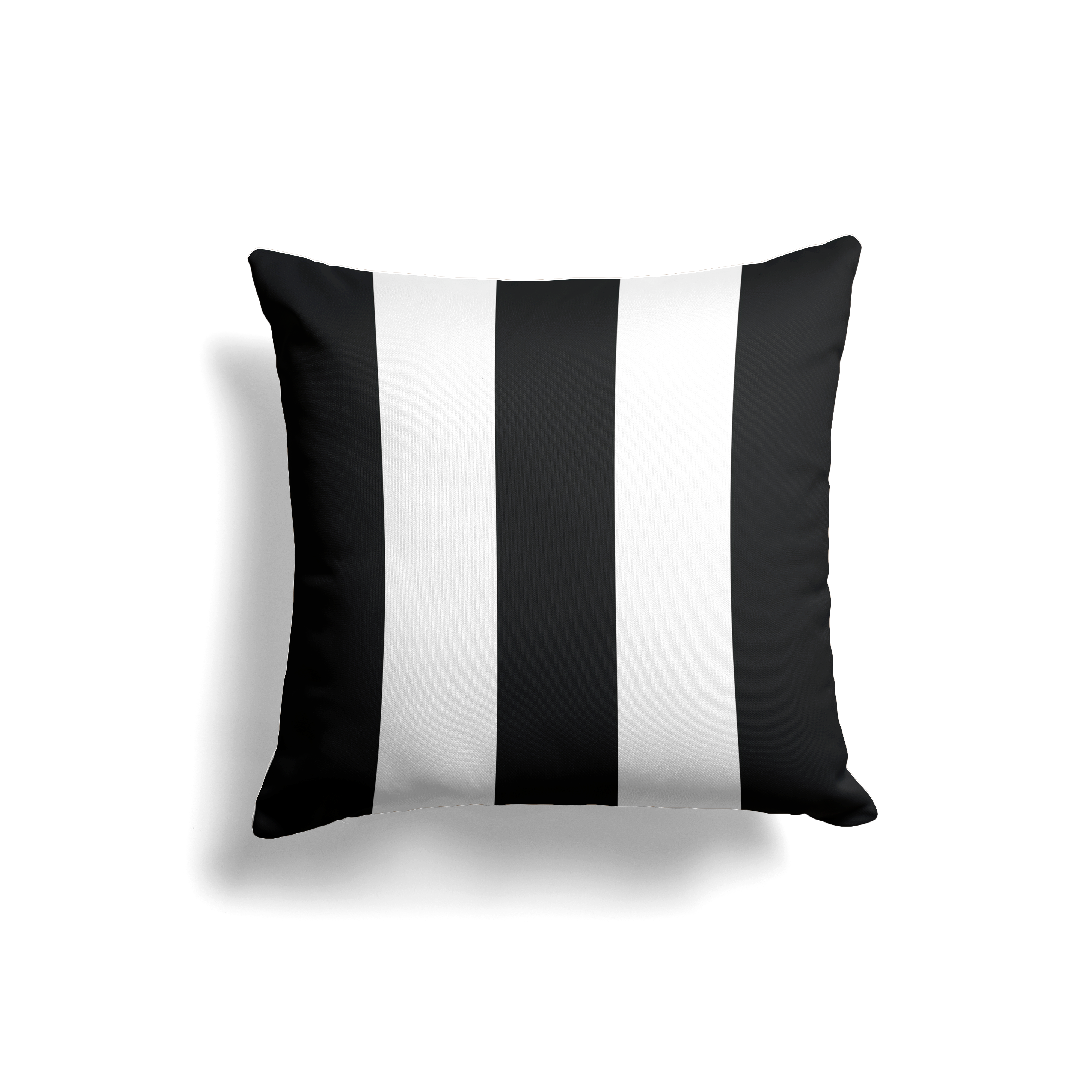 Black & White Strips Cushion