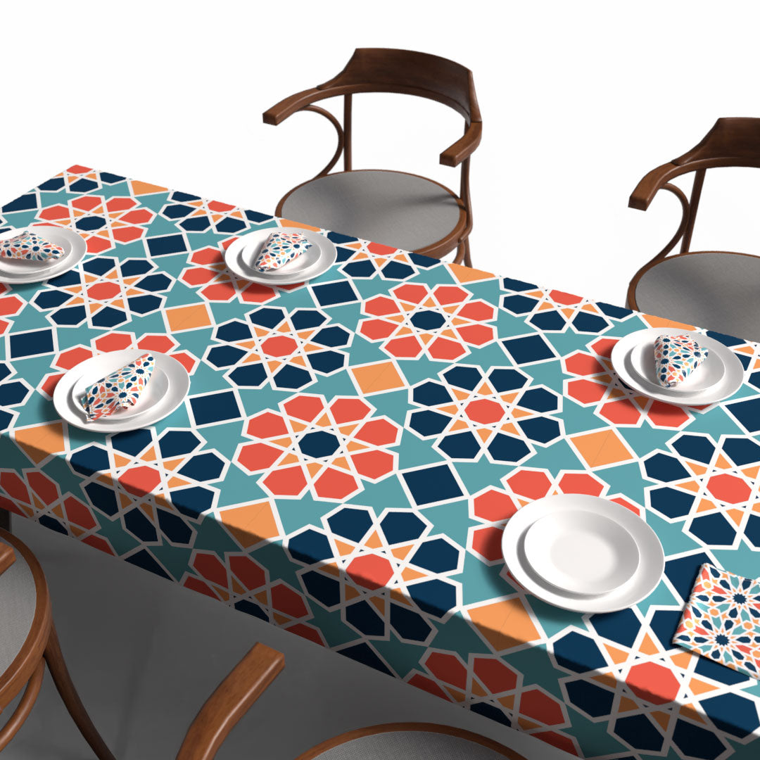 Arabesque 2 Tablecloth & Napkins Set
