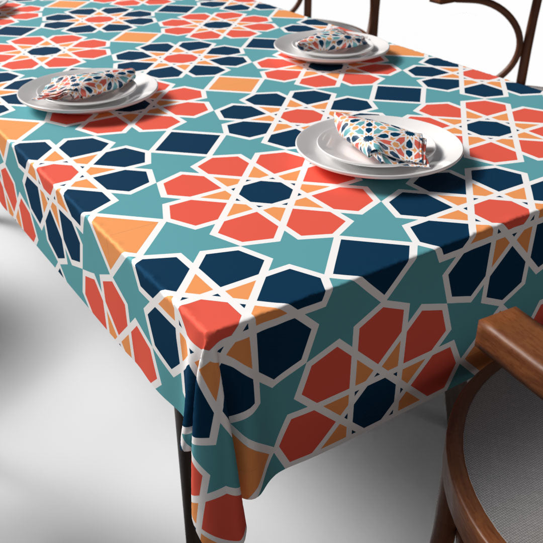 Arabesque 2 Tablecloth & Napkins Set