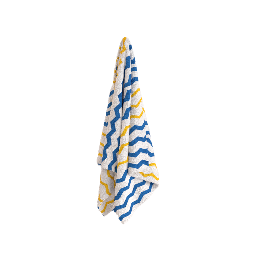 Zig Zag Beach Towel & Coverup - Lightweight
