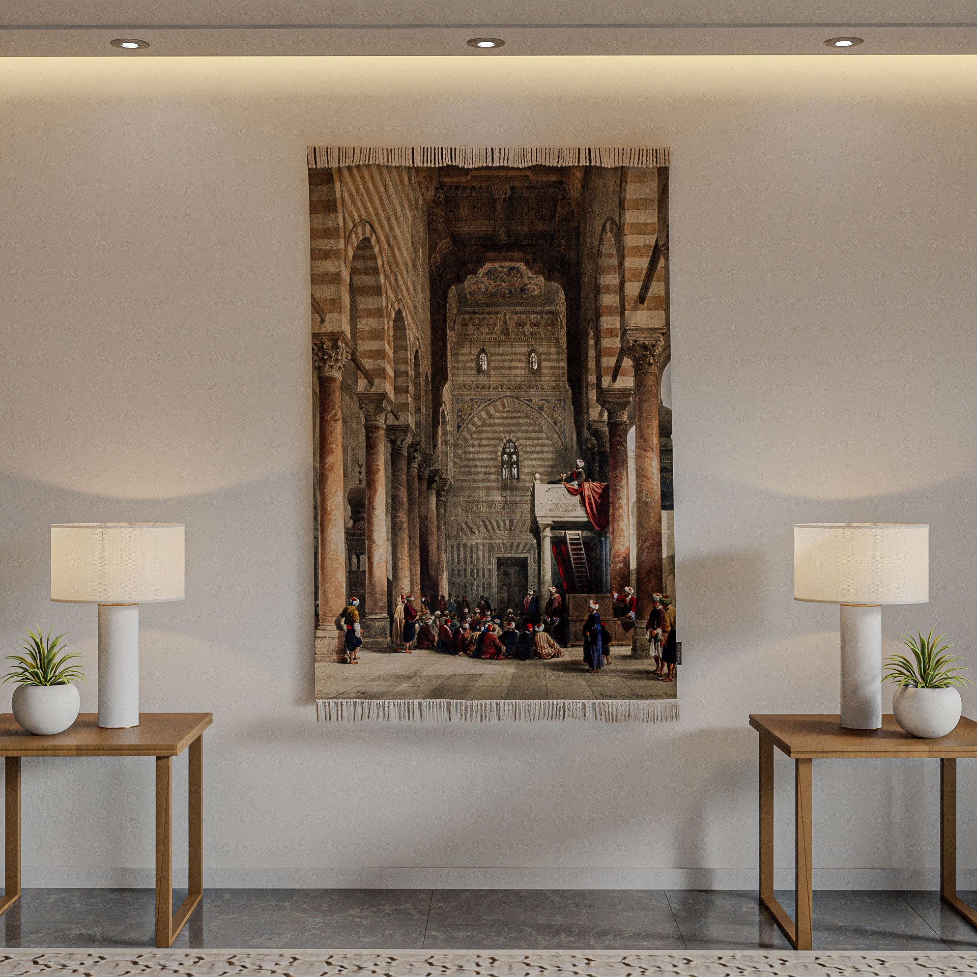 Wall Rug - Mosque of the Metwalys illustration